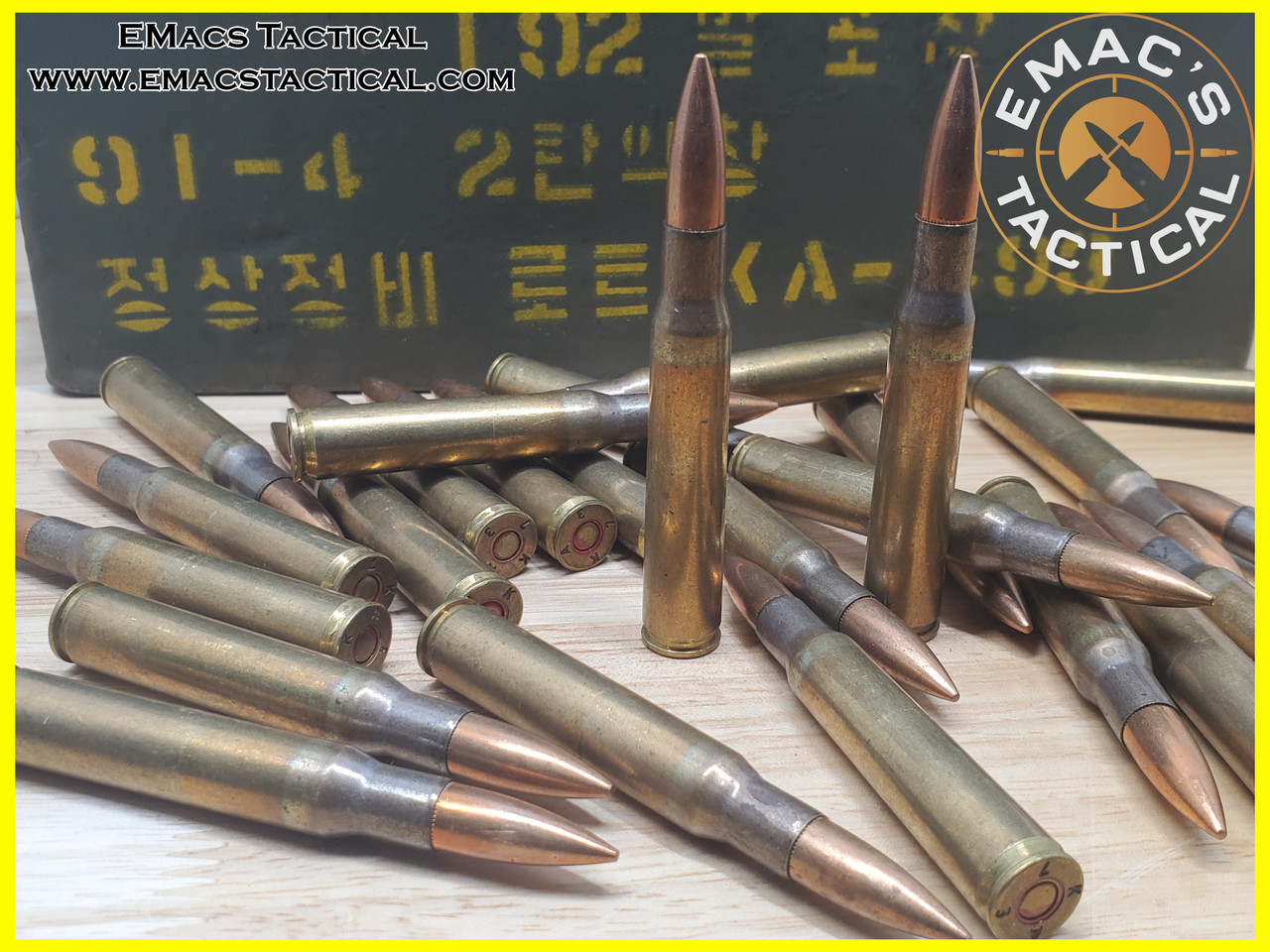 Korean M2 Ball 30-06 Military Surplus M1 Garand Ammunition