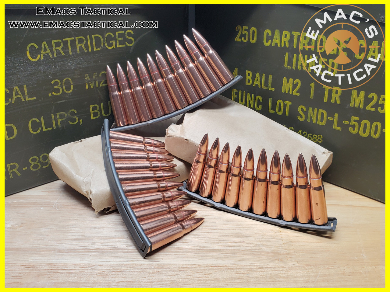 7.62x39 Chinese Steel Core [30x Round Stripper Clip] Pack