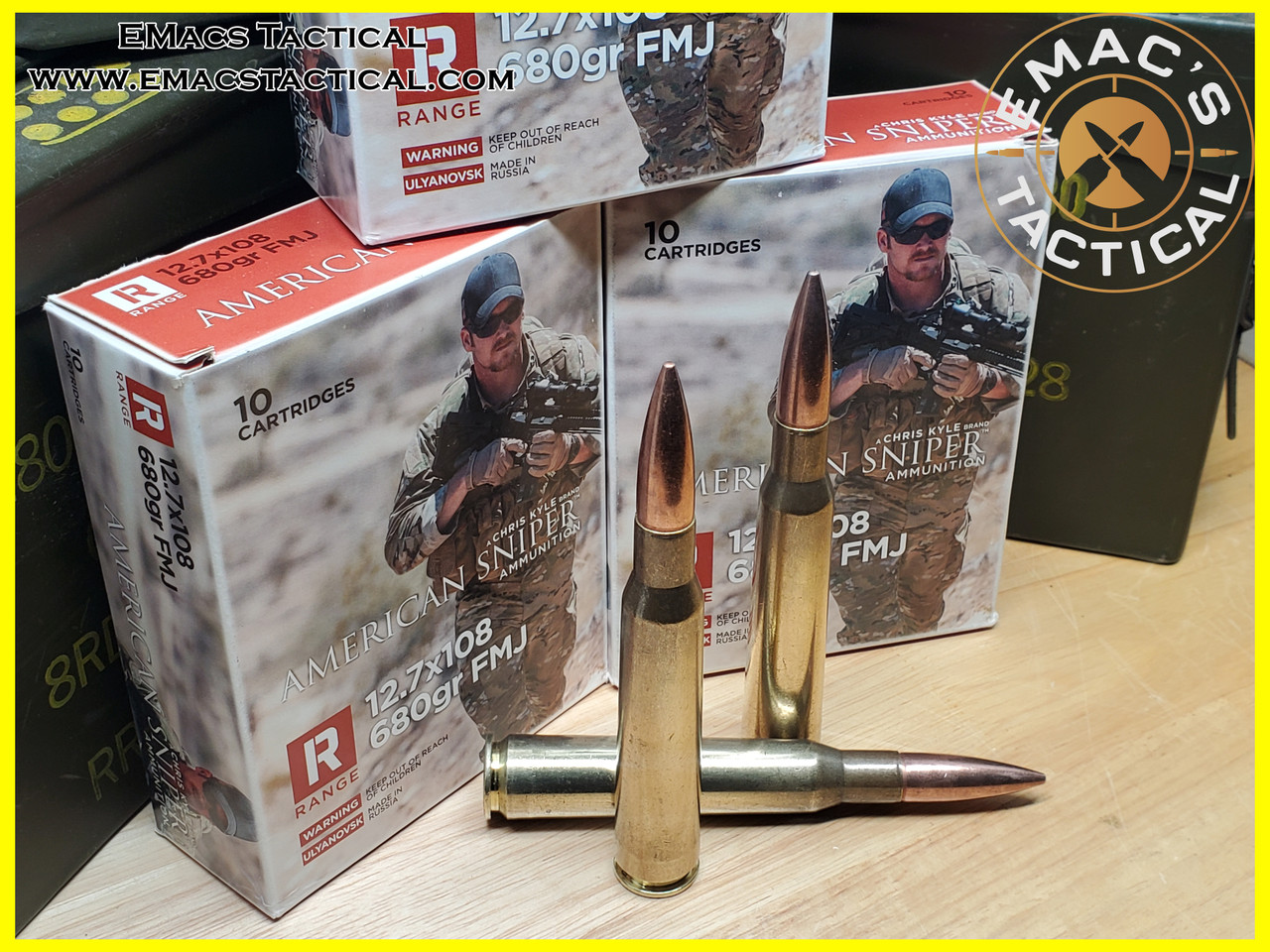 K・Bullet　Sniper　＃6　10' 12.7x108 FMJ Chris Kyle American Sniper Ammunition - EMac's