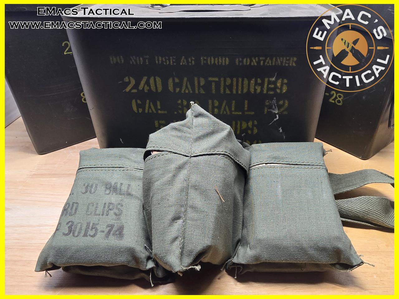 30-06 1903 M2 Ball Full Can 240 Rounds Military Surplus Ammo
