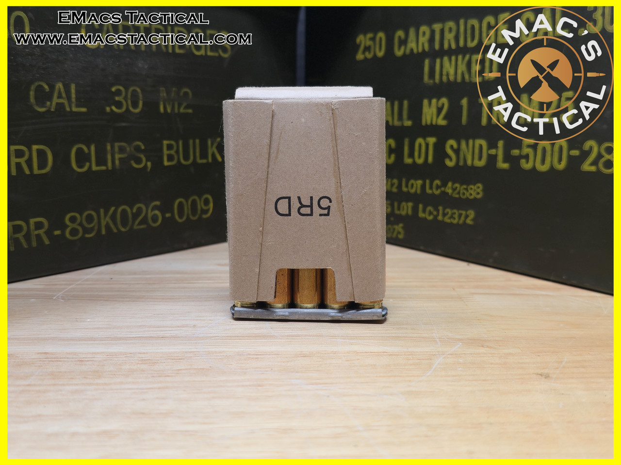 30-06 1903 M2 Ball 60 Round Bandolier Military Surplus Ammo