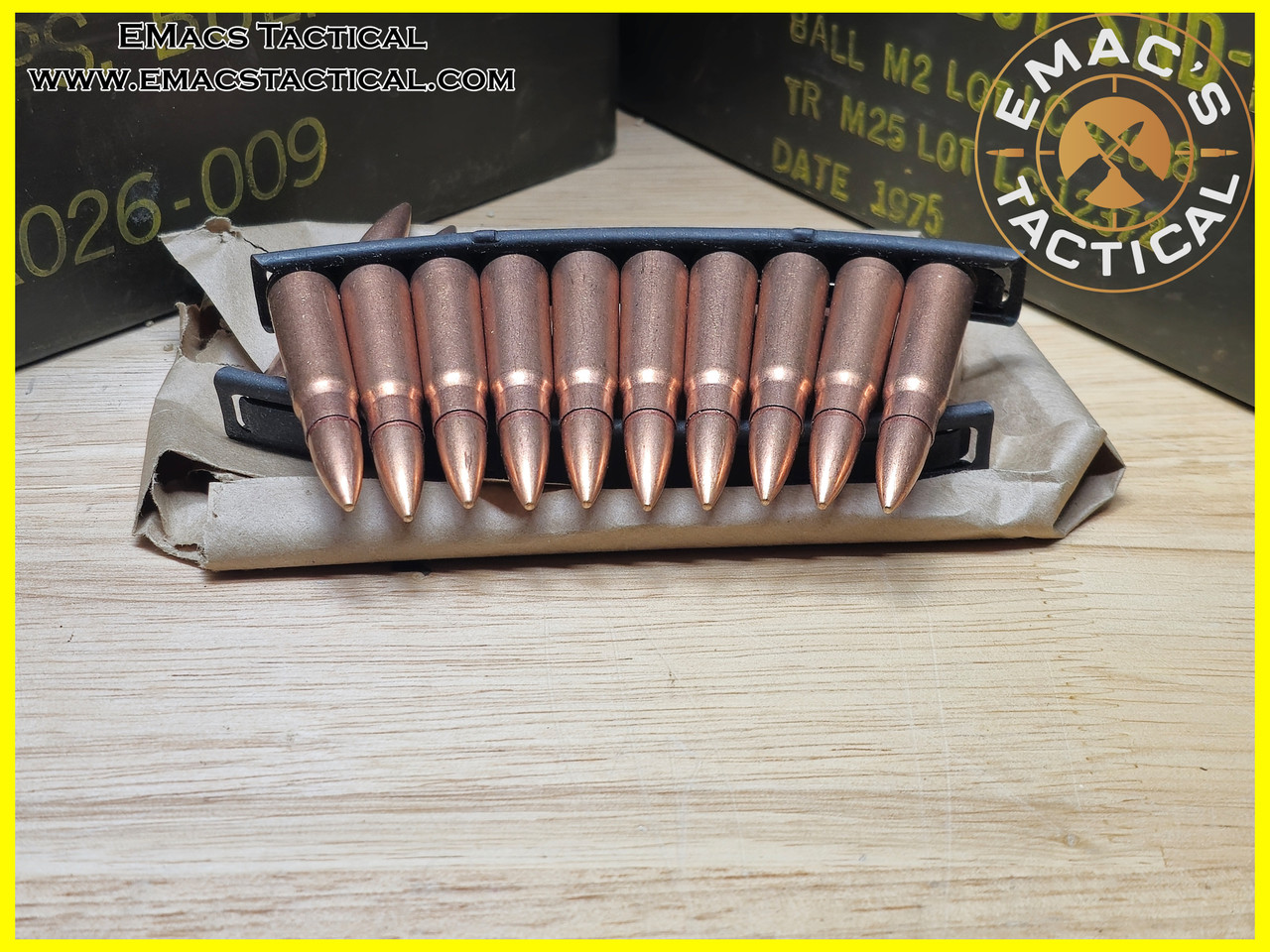 7.62x39 Chinese Steel Core [20x Round Stripper Clip] Pack - EMac's