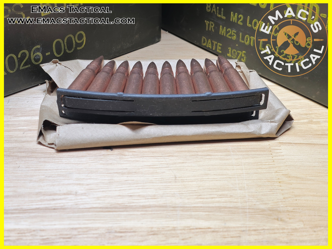7.62x39 Chinese Steel Core [20x Round Stripper Clip] Pack - EMac's