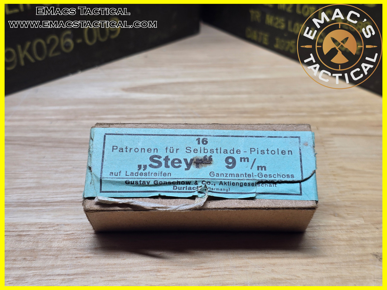 9x23 Steyr Original German Stripper Clips 16x round box - EMac's