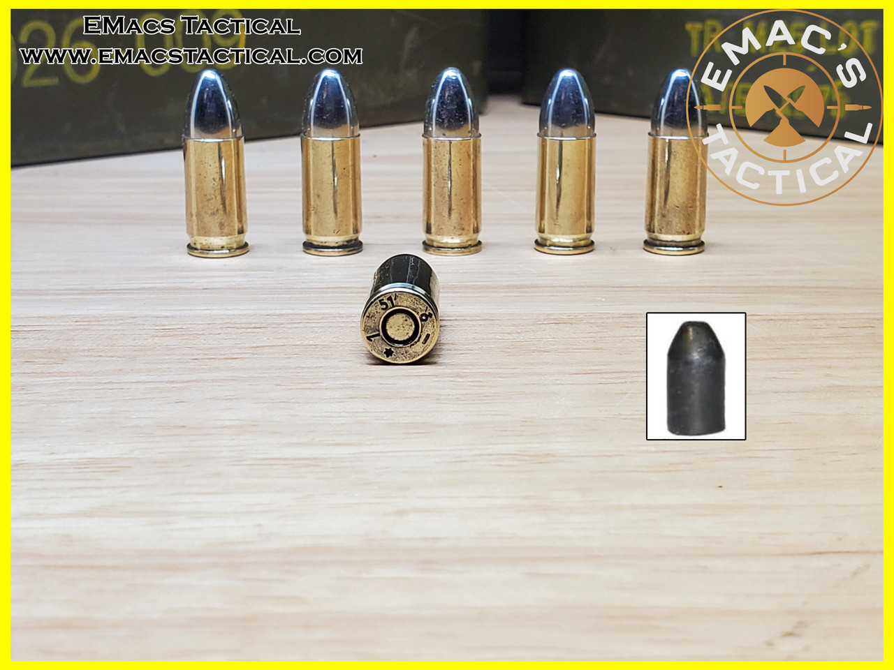 9mm Armor Piercing [AP] Czech Steel Core 9mm Ammunition 25x