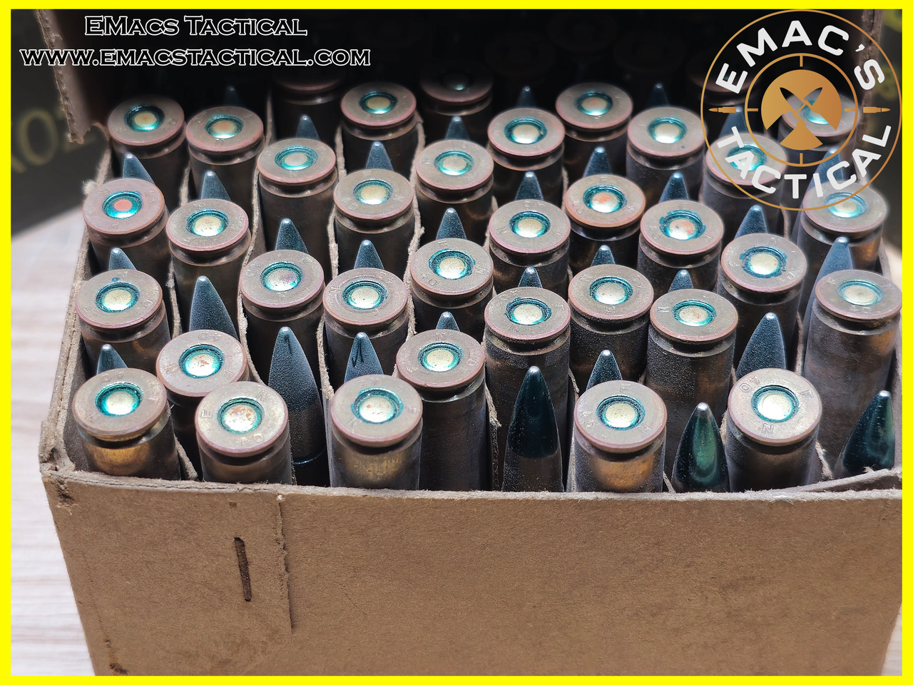 アクセサリー ammo 8mm Armor Piercing Green Tip Ammunition - EMac's Tactical Armory