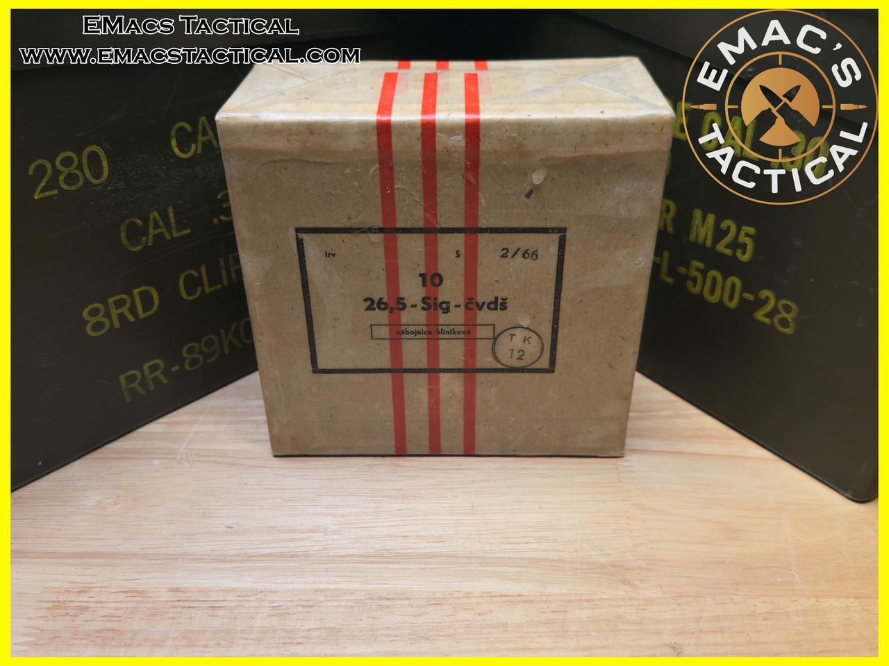 26.5mm Czech Flares Triple Red Rain Long *Rare* - EMac's Tactical