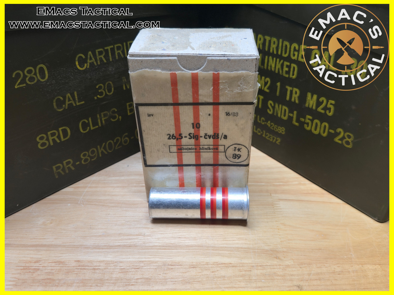 5/26~5/28発送不可　BULLET 26.5mm Czech Flares Triple Red Rain Short *Rare* - EMac's Tactical