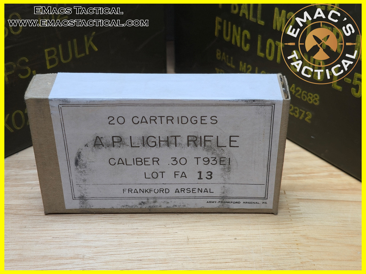 308 AP - T93E1 Frankford Arsenal Box