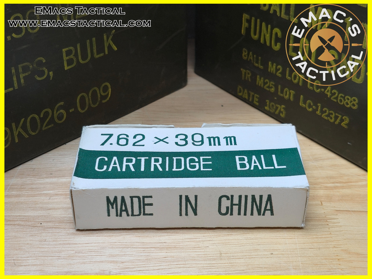 7.62x39 LAP Boxed Chinese Steel Core - EMac's Tactical Shop