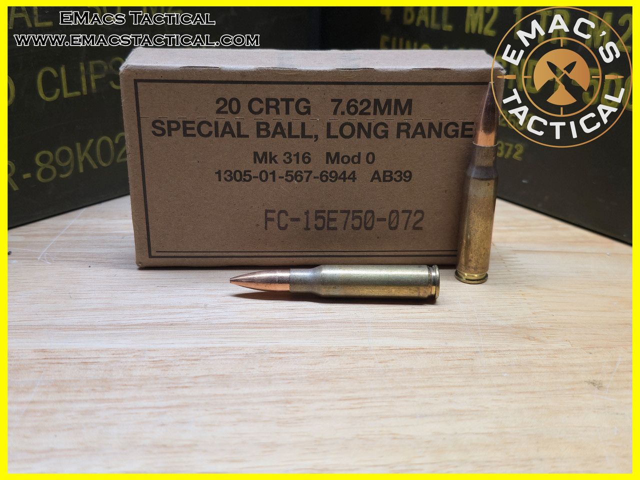 7.62x51 Mk 316 Mod 0 Special Ball, Long Range
