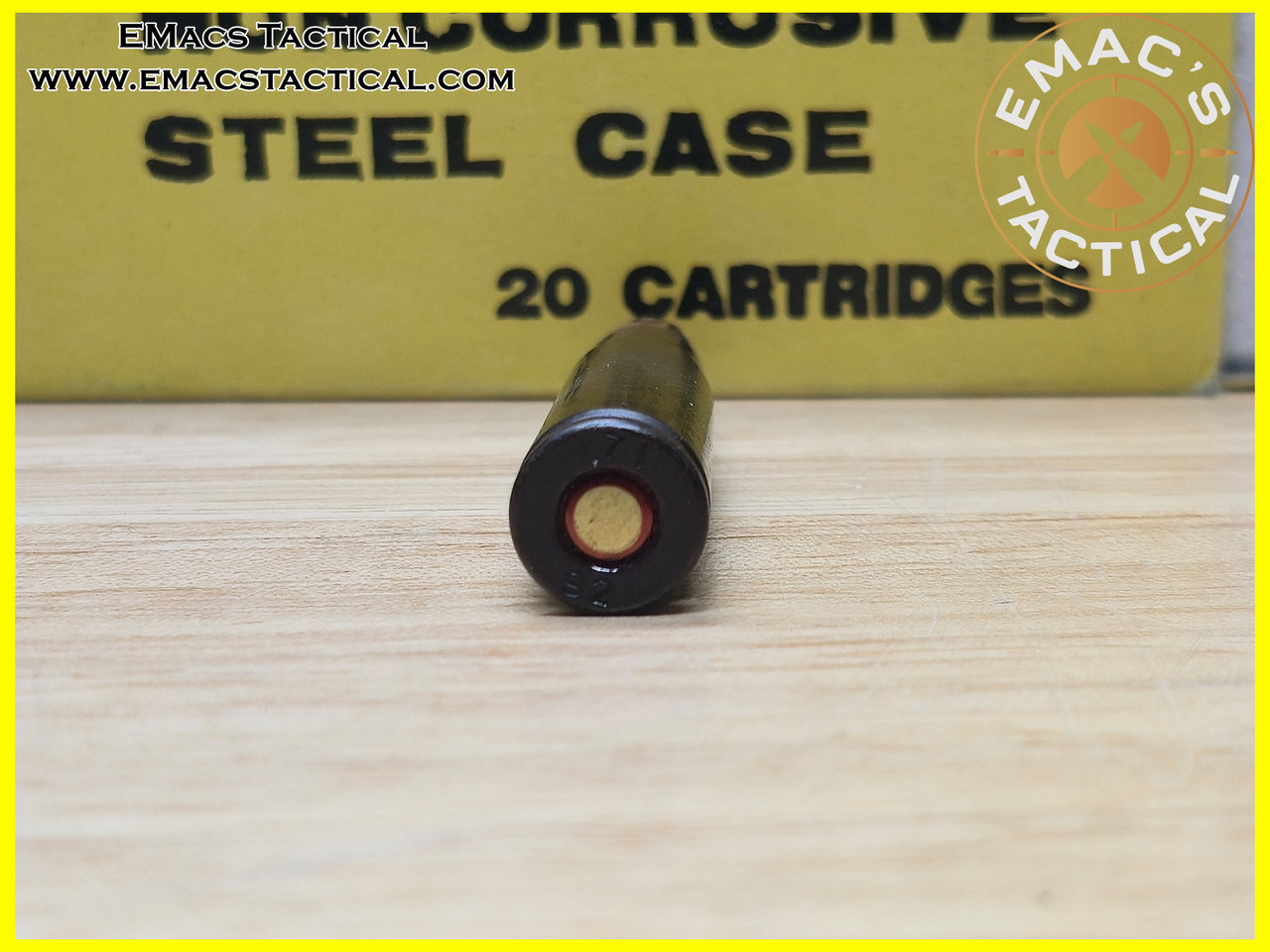 Norinco 7.62x39 Steel Core FMJ Ammo - Copper Washed Steel Case Box