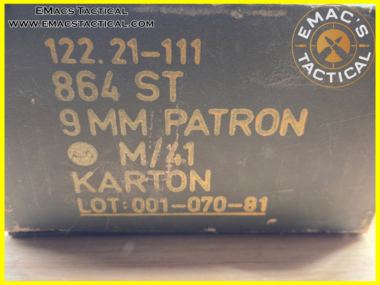 9mm Armor Piercing [AP] Swedish Steel Core M/41 [6x]