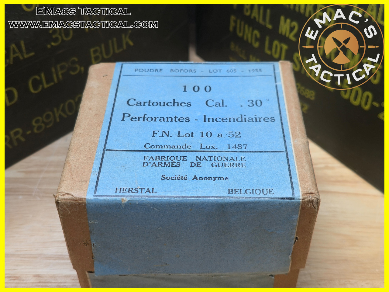 30-06 API Armor Piercing Incendiary Cartridge FN *Rare*