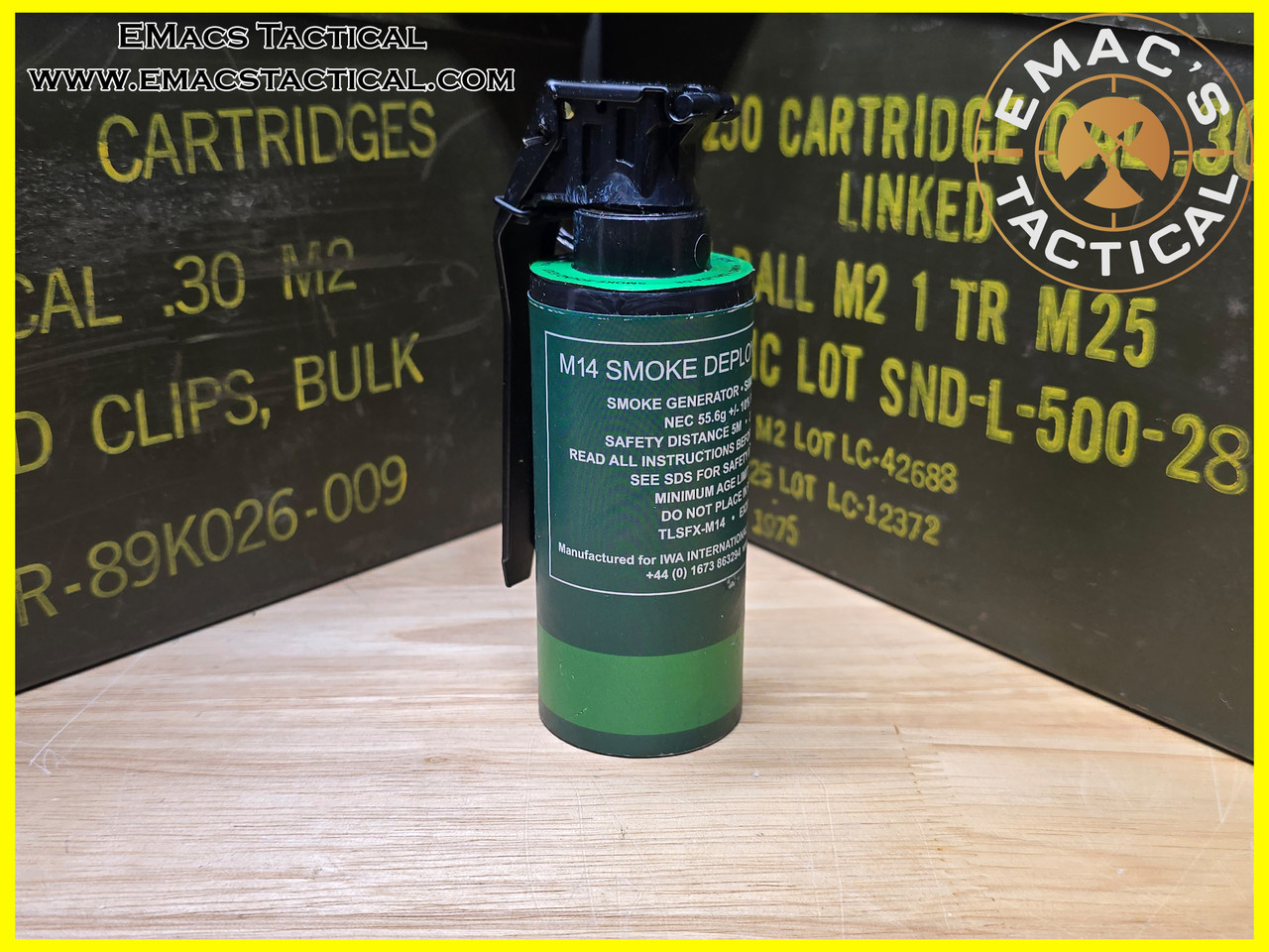 M14 Green Screening Smoke Deployment 