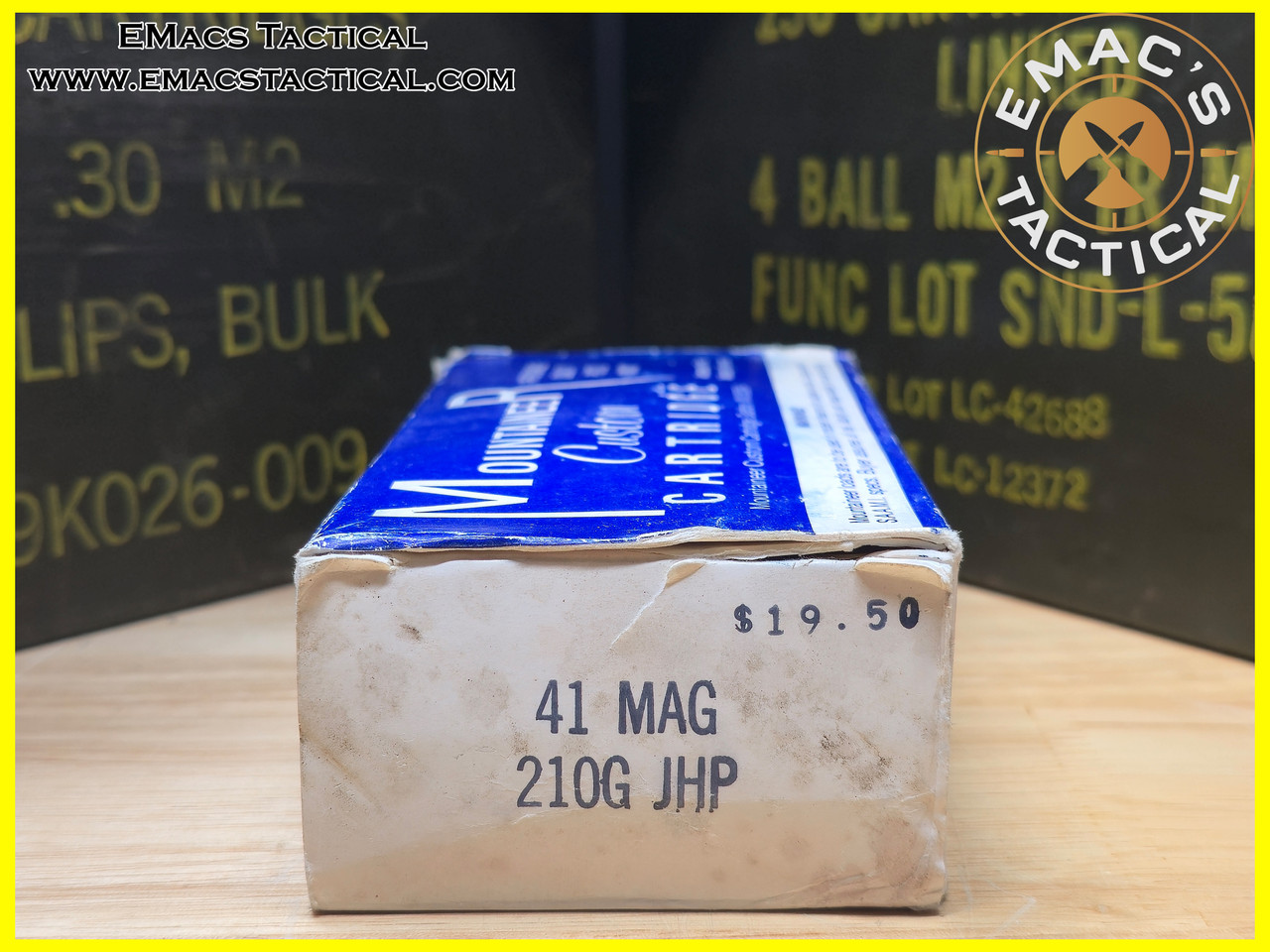 41 mag 210gr JHP Mountaineer Custom Cartridge