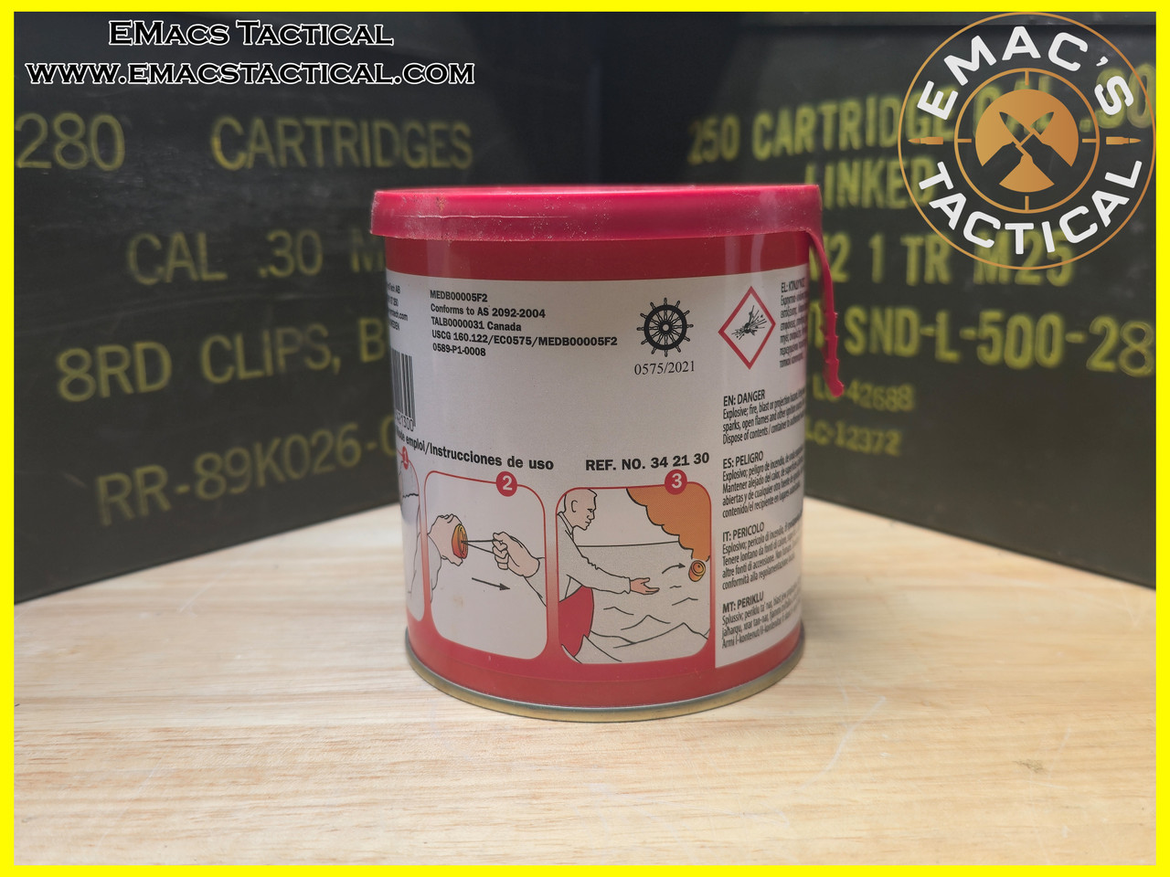 IKAROS Buoyant Smoke Signal Orange, 3 Min