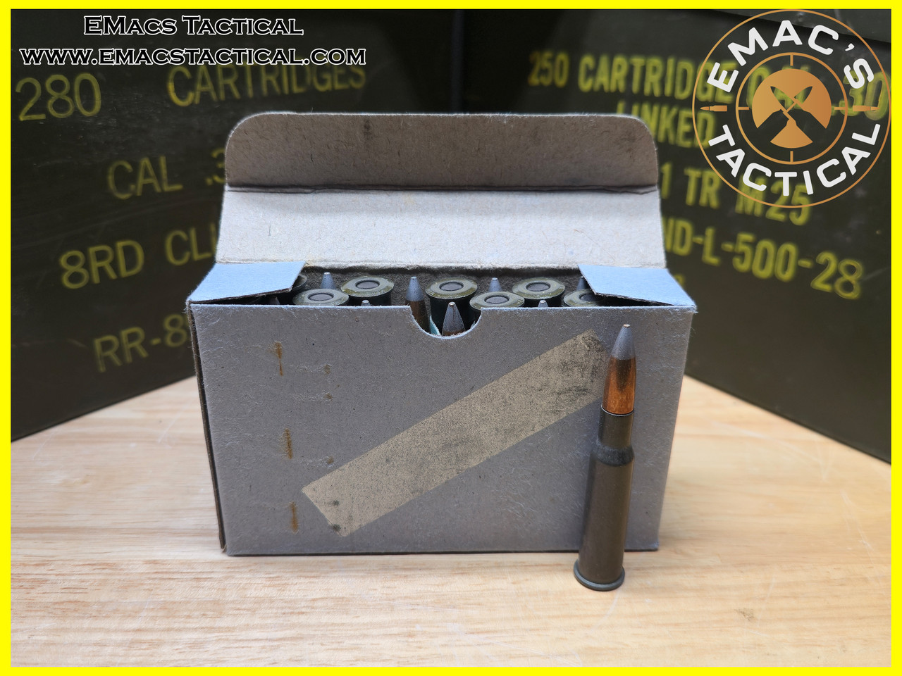 ammo cd 7枚セット 7.62x54R Czech Military Surplus LAP Silver Tip Ammo - EMac's