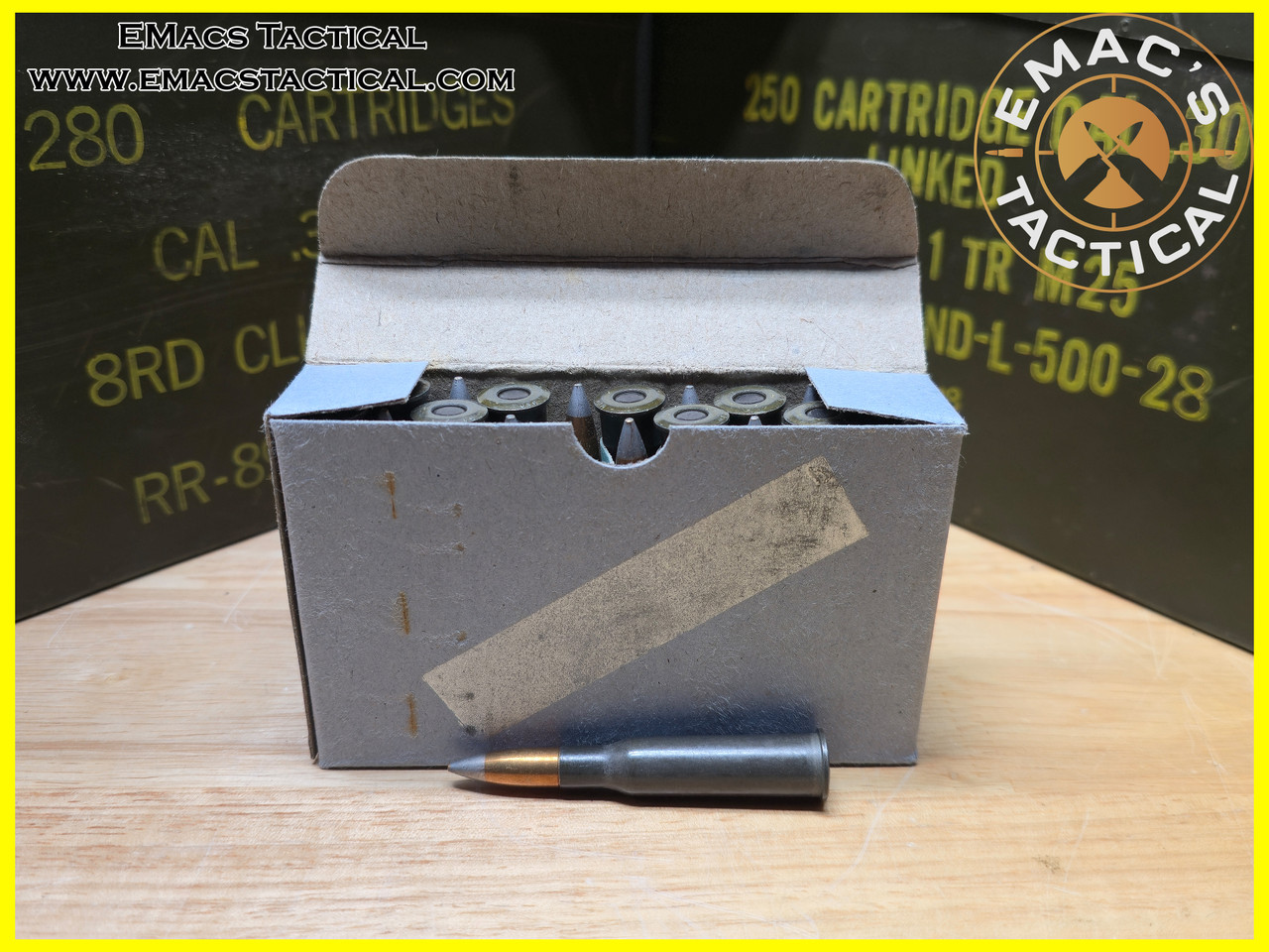 7.62x54R Czech Military Surplus LAP Silver Tip Ammo - EMac's