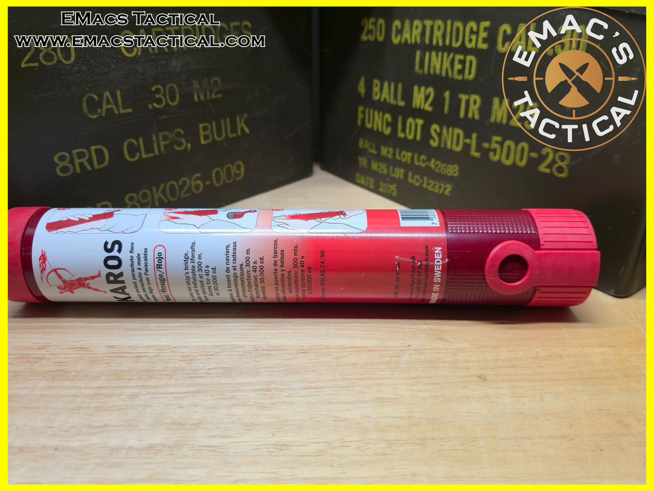 IKAROS Parachute Rocket Red Emergency Signal - EMac's Tactical Armory