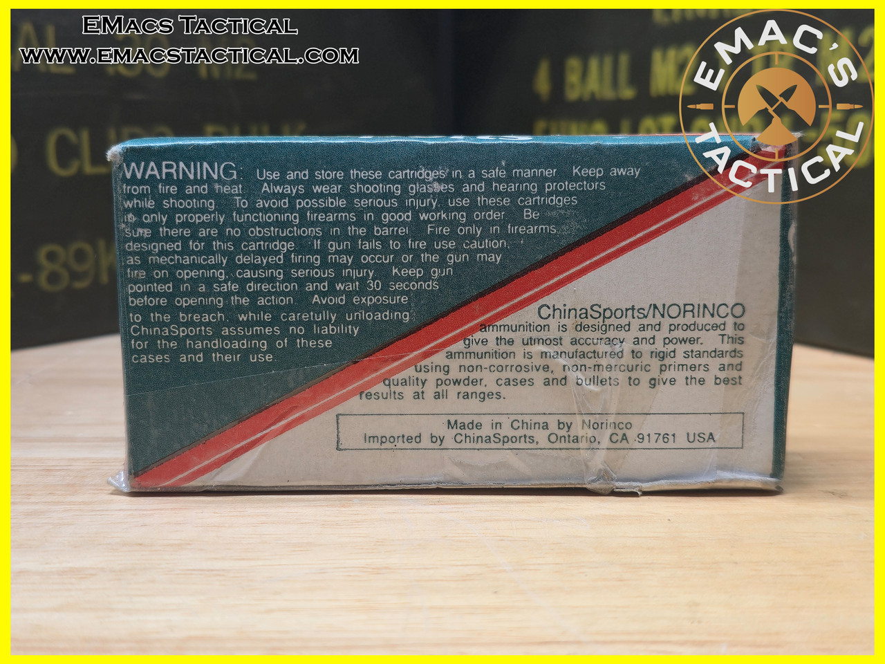 Norinco China Sports 7.62x39 Lead Core SP Ammo - 18 Round Box