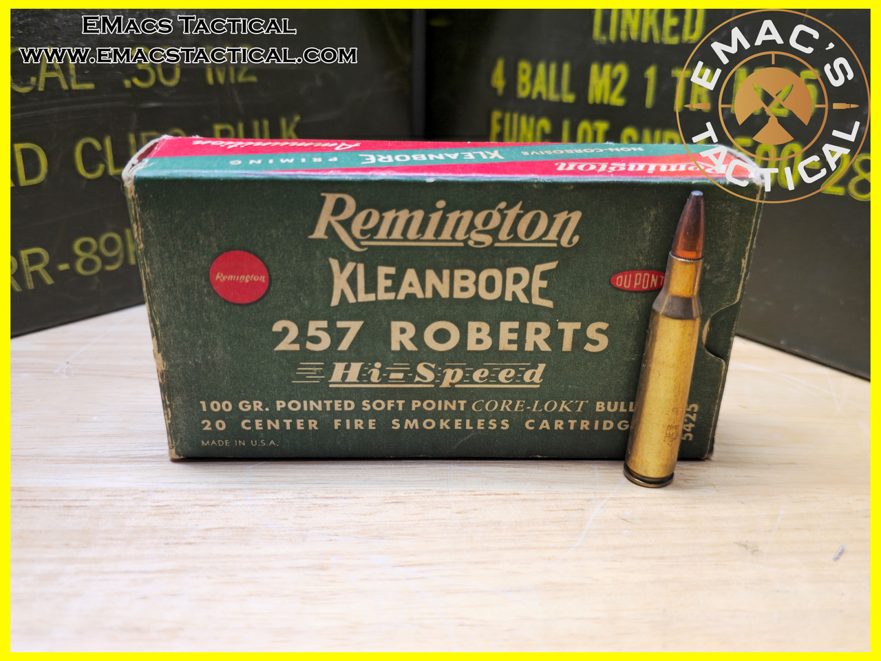 Remington Kleanbore Hi-Speed .257 Roberts Vintage Ammo Box