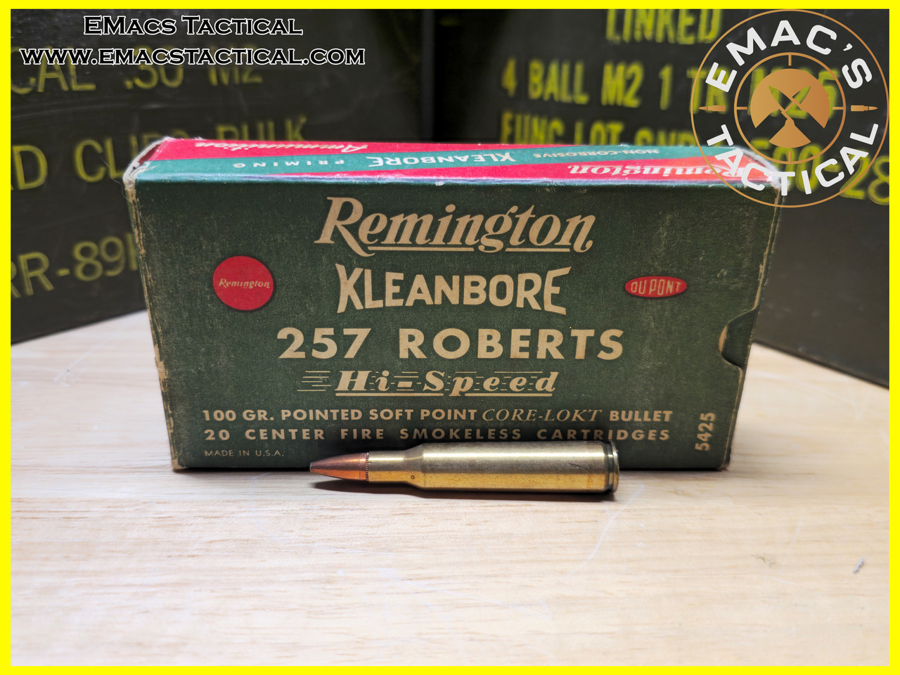 Remington Kleanbore Hi-Speed .257 Roberts Vintage Ammo Box