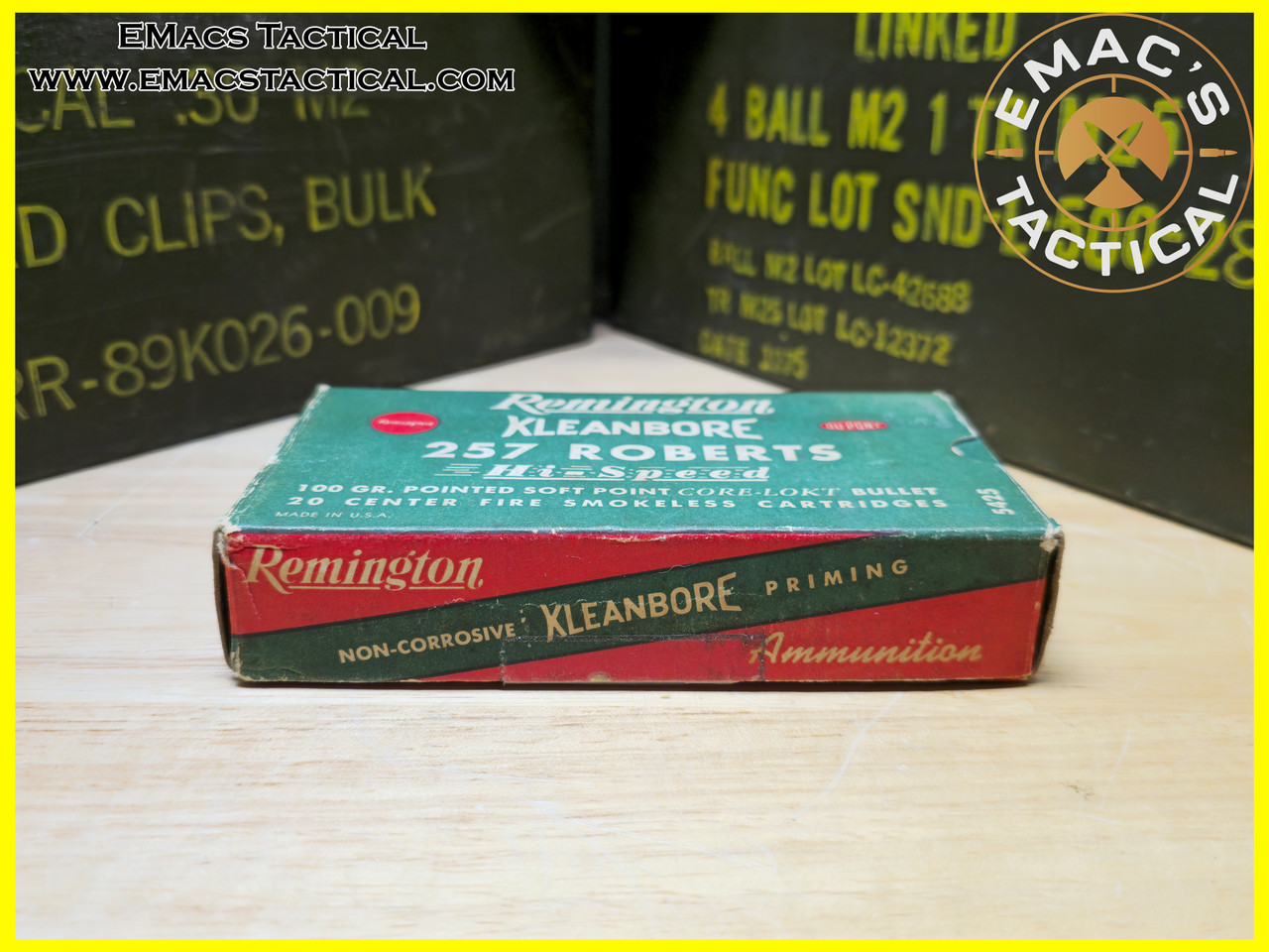 Remington Kleanbore Hi-Speed .257 Roberts Vintage Ammo Box