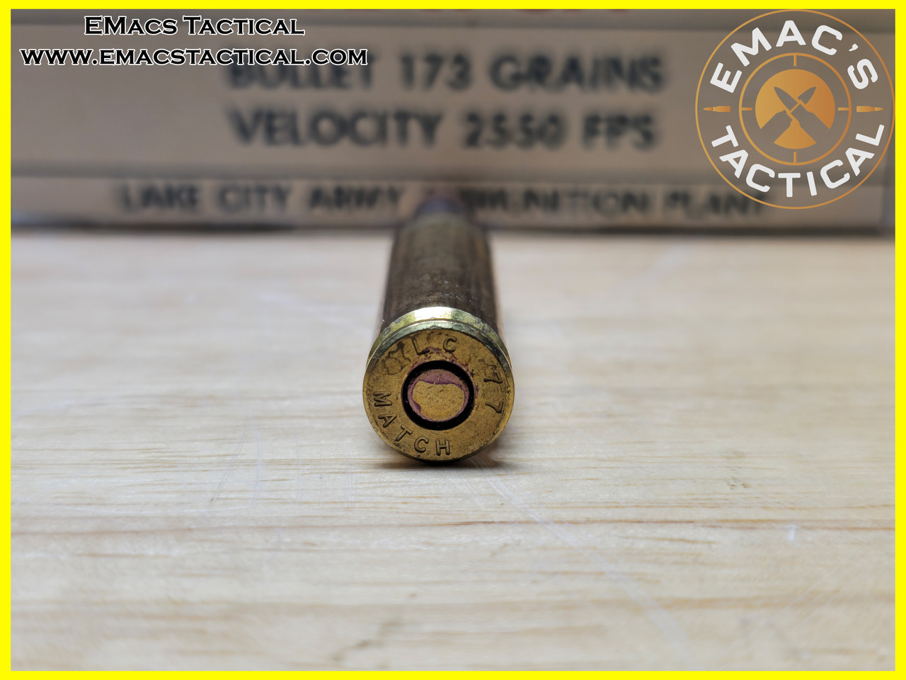 7.62x51 Lake City M118 Match Ammunition 1960 - EMac's Tactical Armory
