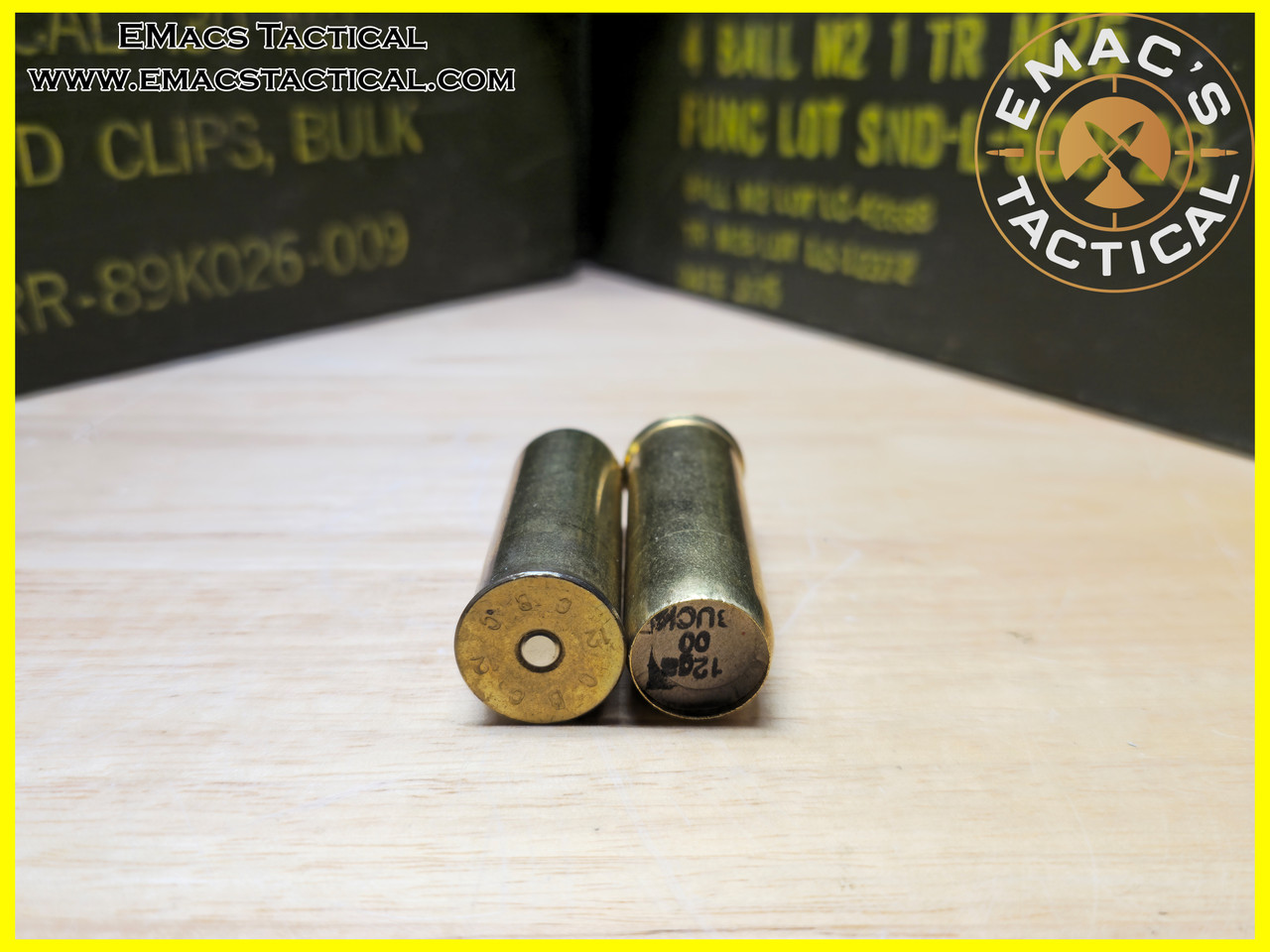 Solid Brass 12 gauge CBC 00" shotgun shells