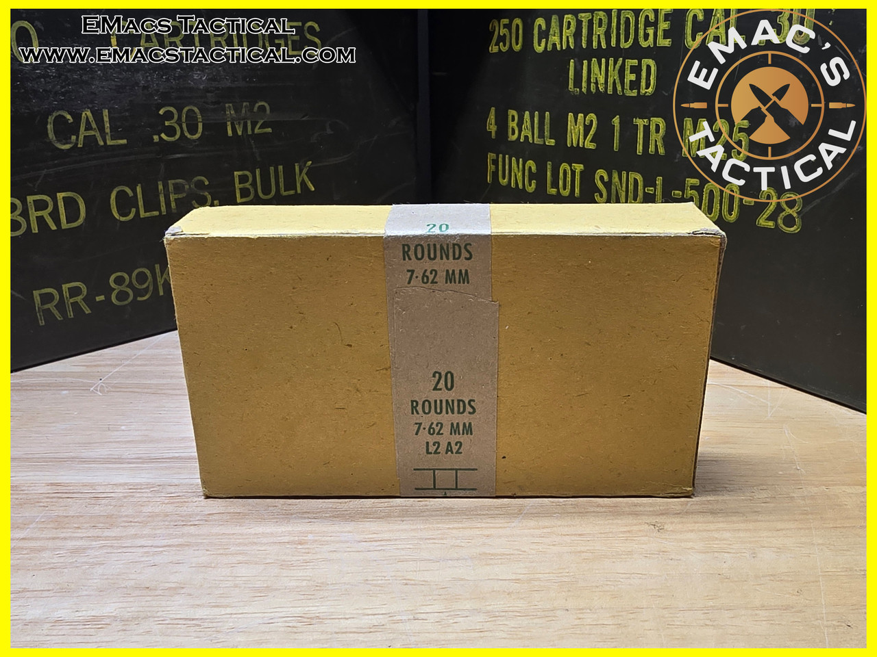7.62x51 L2A2 POF Yellow Box