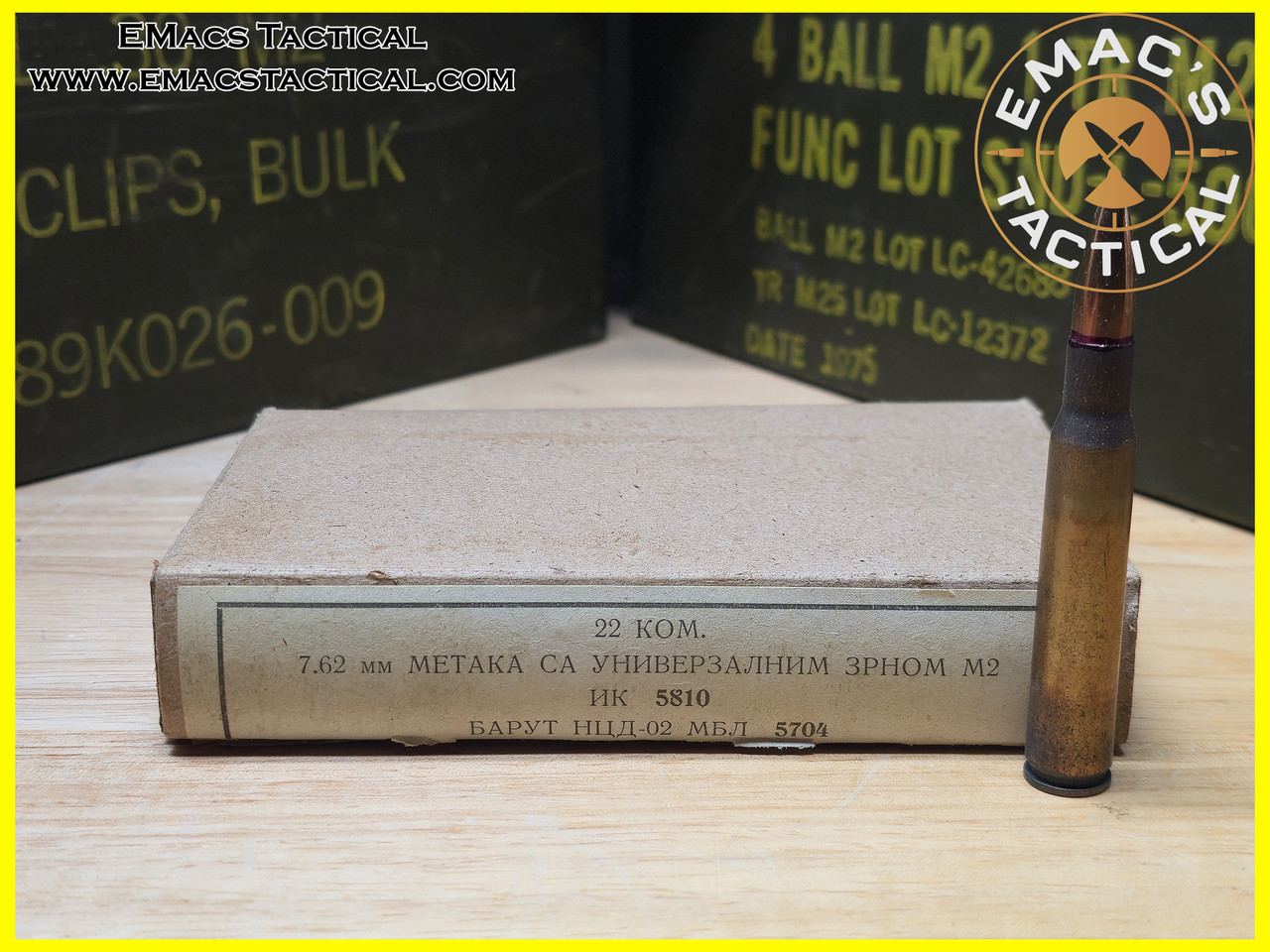 Serbo-Croatian 30-06 150gr Ammunition