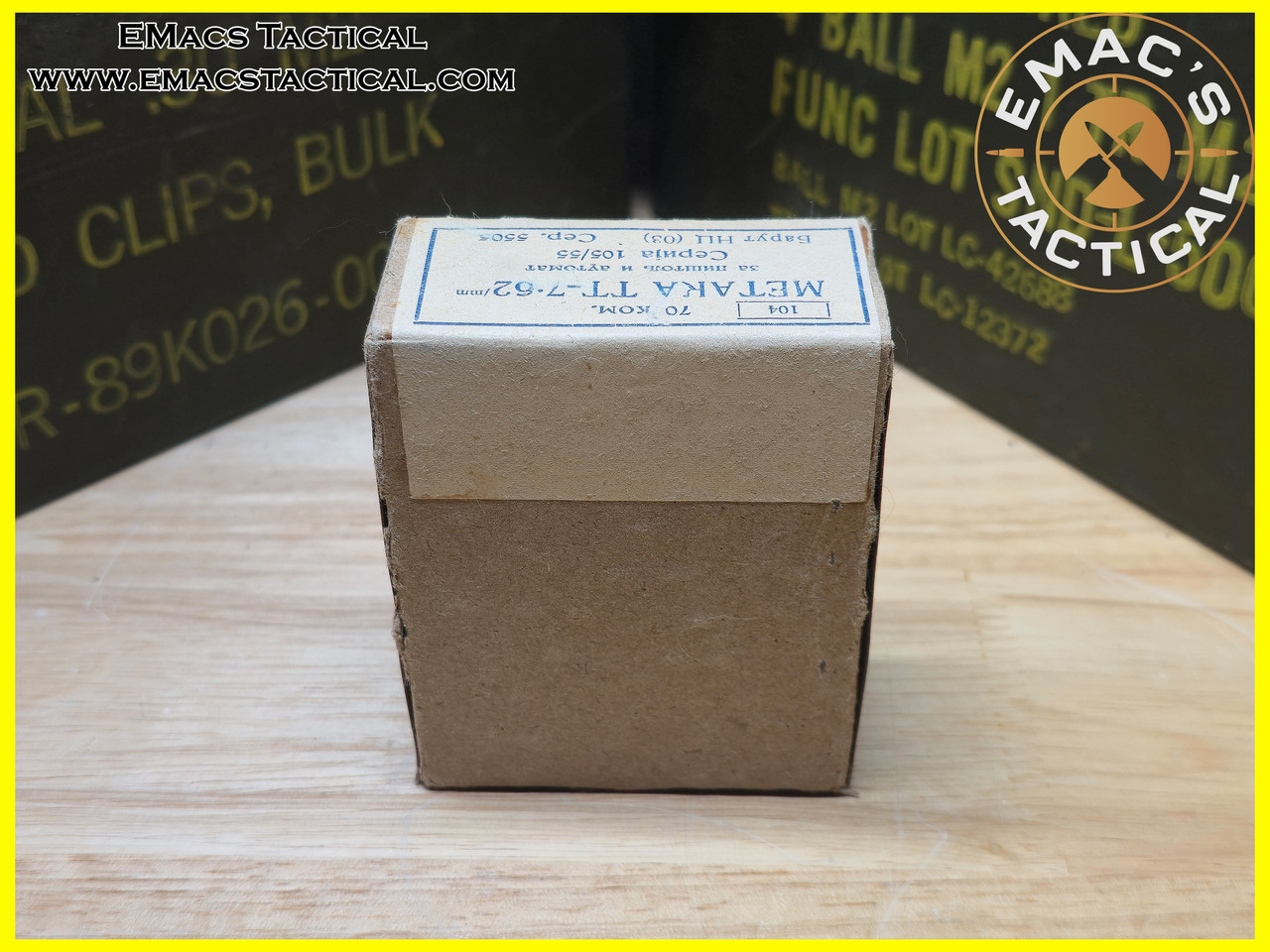 7.62x25 Tokarev Bulgarian - 70 Cartridges