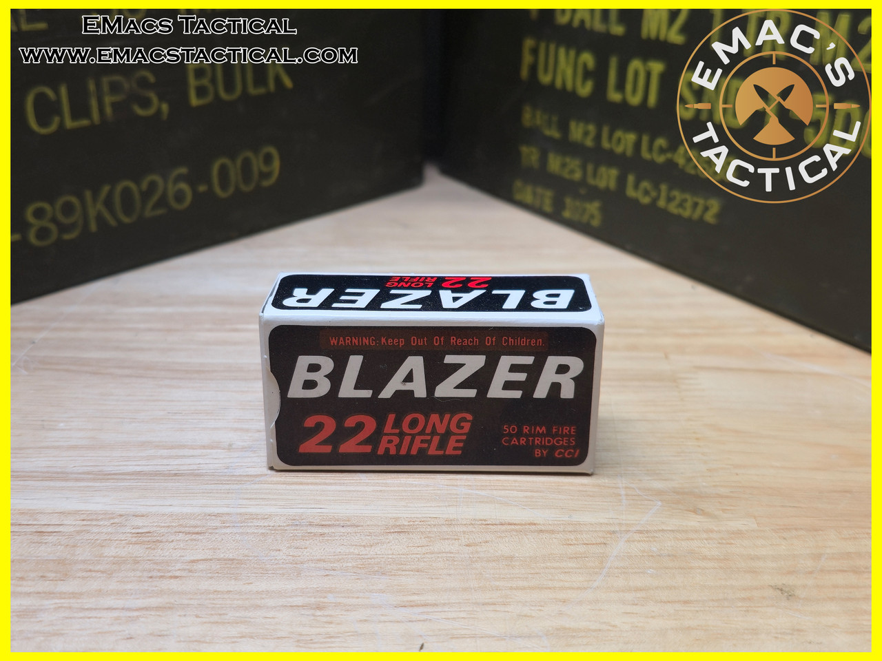 .22lr CCI Blazer High Velocity .22 Long Rifle - Box
