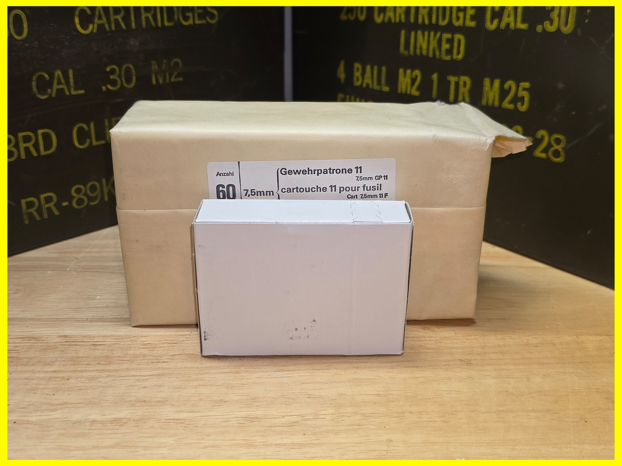 7.5x55 Swiss GP11 10x Round Box