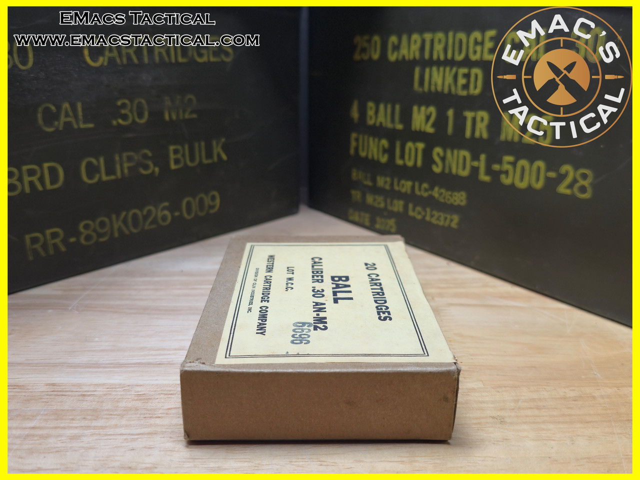 30-06 WCC Western Cartridge Company .30 AN-M2 Ball