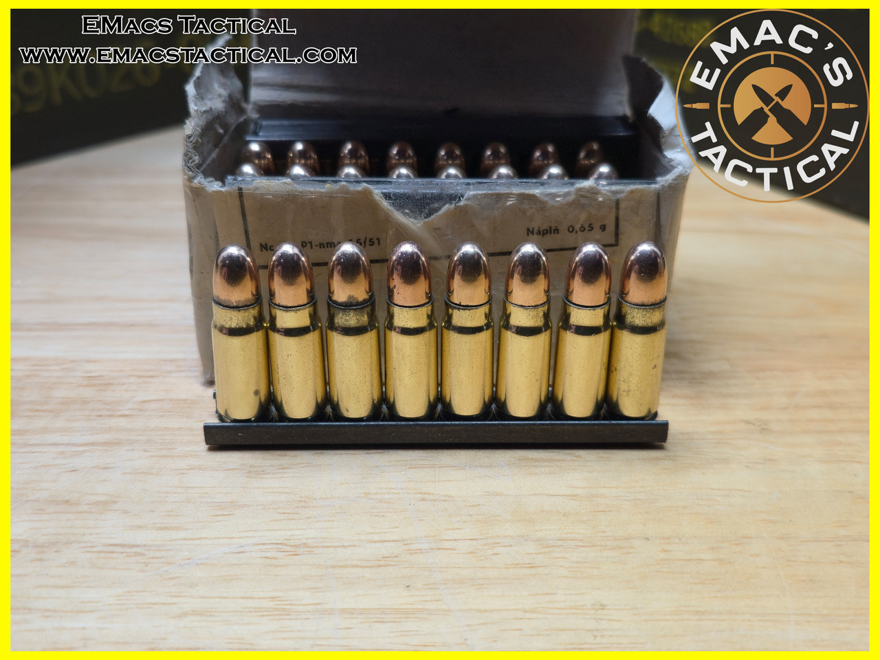 7.62x25 Czech M48 Steel Core Surplus Tokarev Ammunition - Box