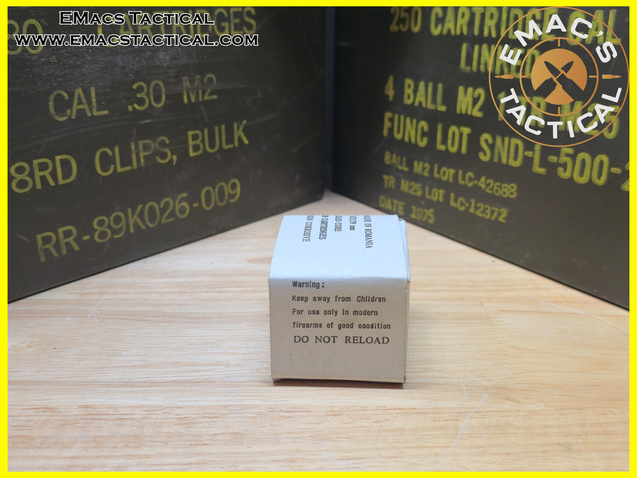 7.62x39 Match Romanian Intrac Arms Ammo - 20x Rounds