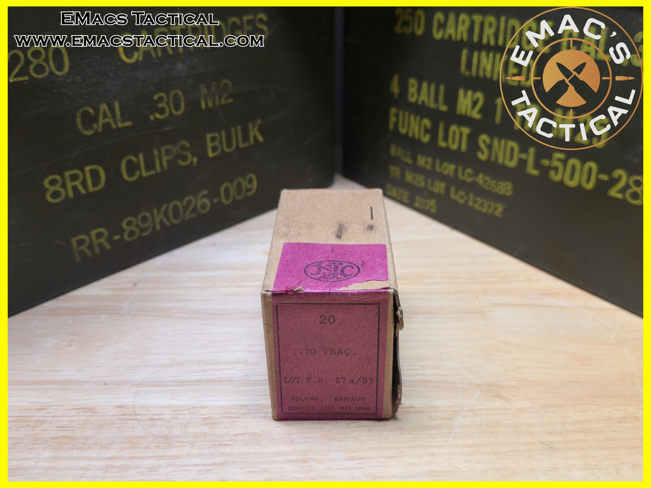 .30-06 Tracer FN Herstal  Military Surplus - 20rd Box