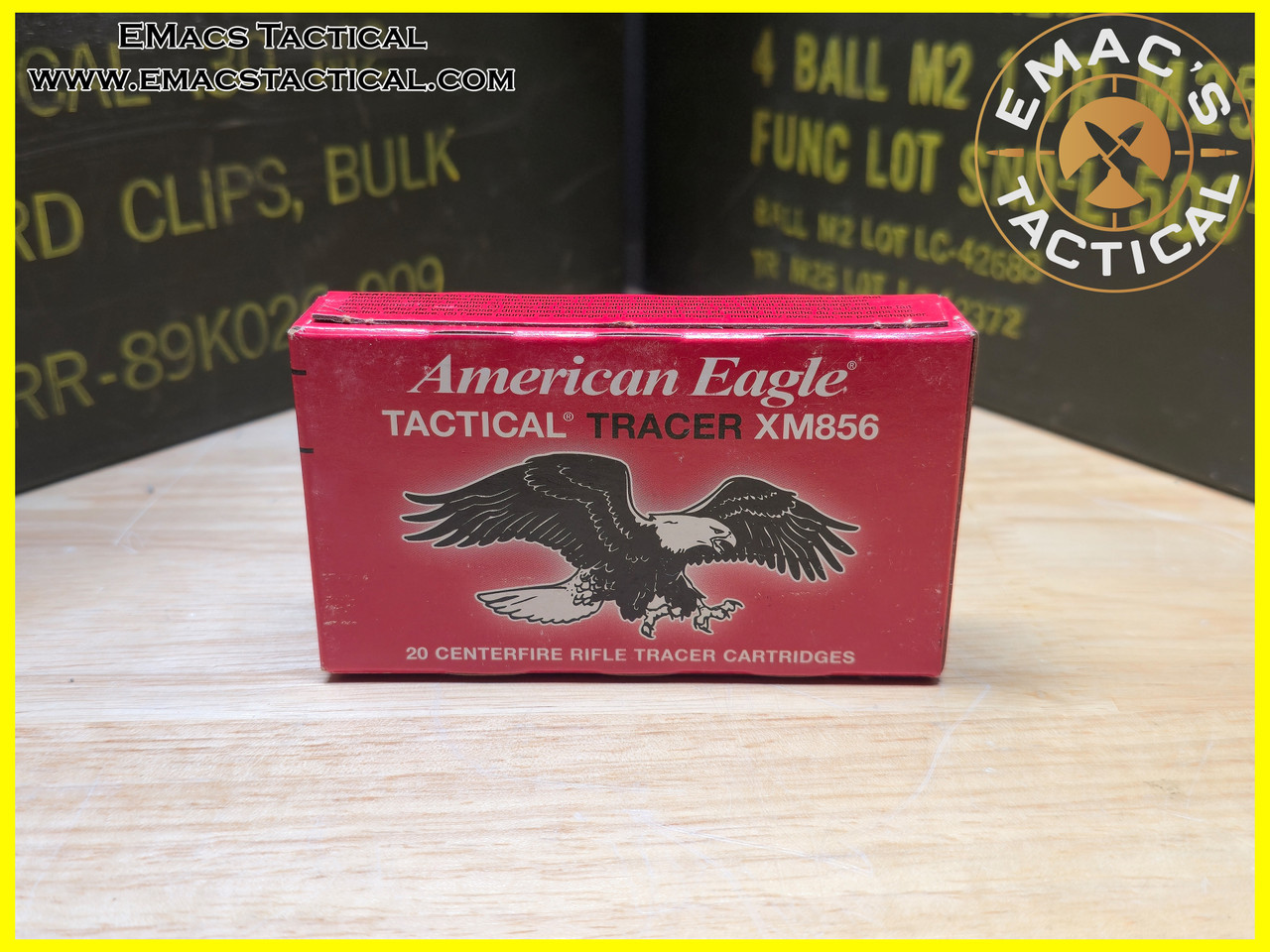 5.56 XM856 Tactical Tracer Federal American Eagle - 20x - EMac's