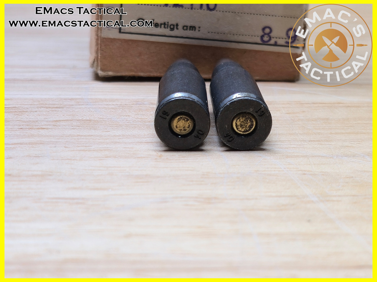 7.92x33 Kurz Ammo Box WWII German - 15 Round StG 44 - EMac's
