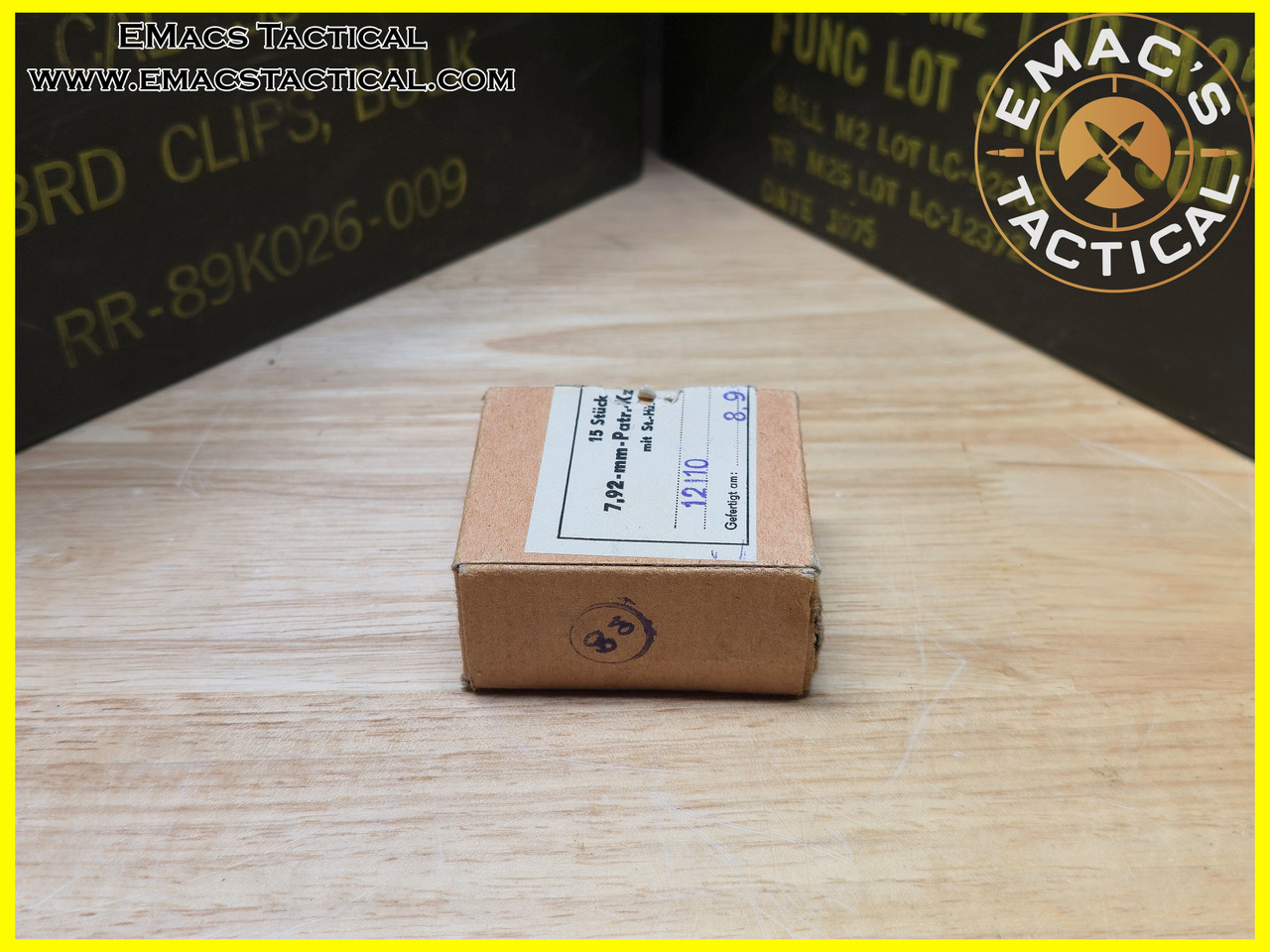 7.92x33 Kurz Ammo Box WWII German - 15 Round StG 44