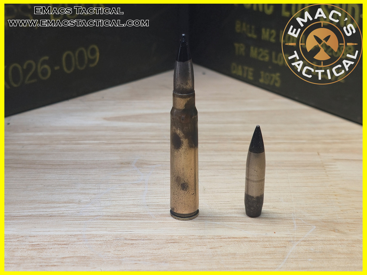 7.65x53 Argentine Exploder Spotter Rounds Black Tip Explosive Ammo