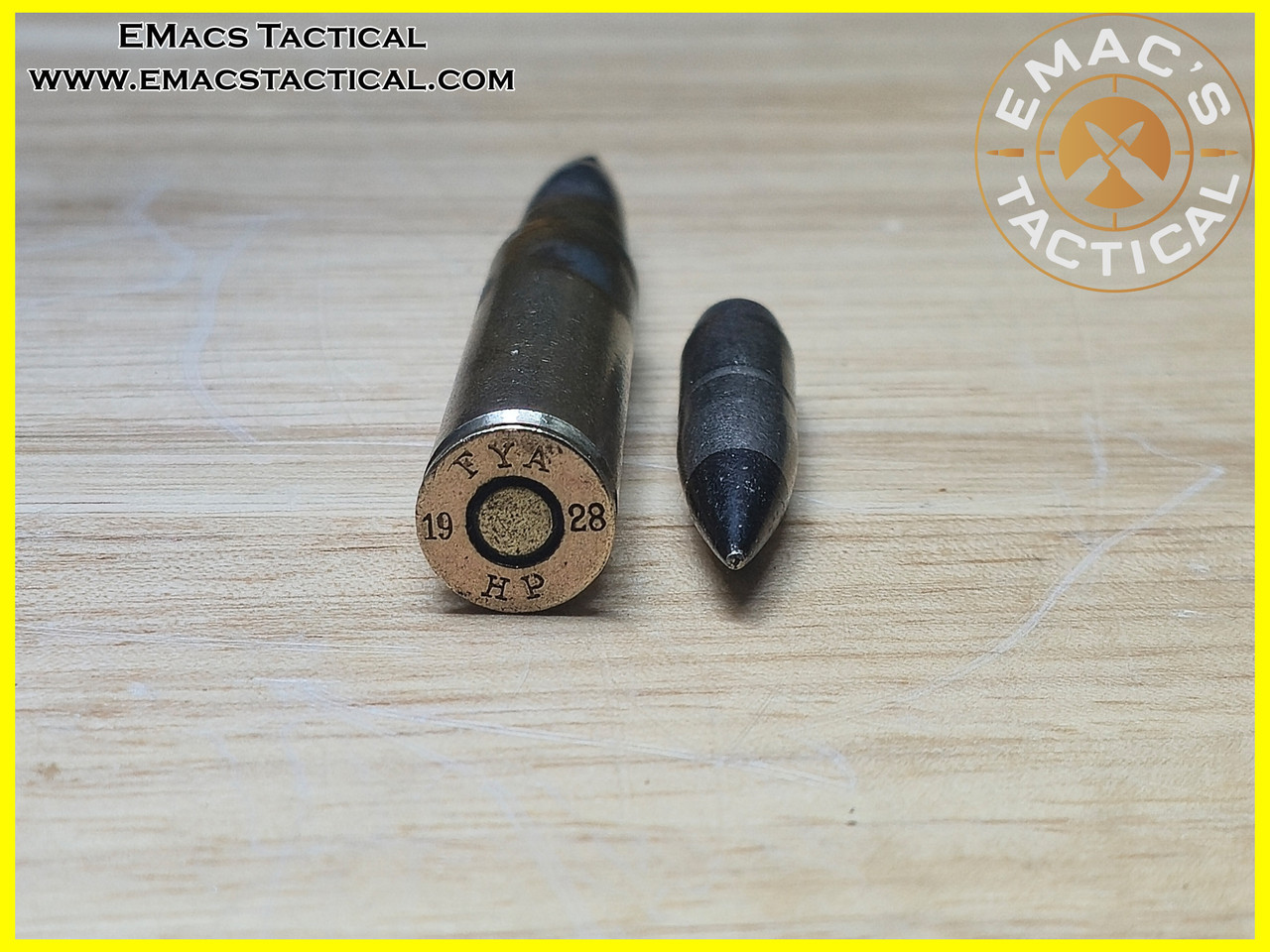 7.65x53 Argentine Exploder Spotter Rounds Black Tip Explosive Ammo