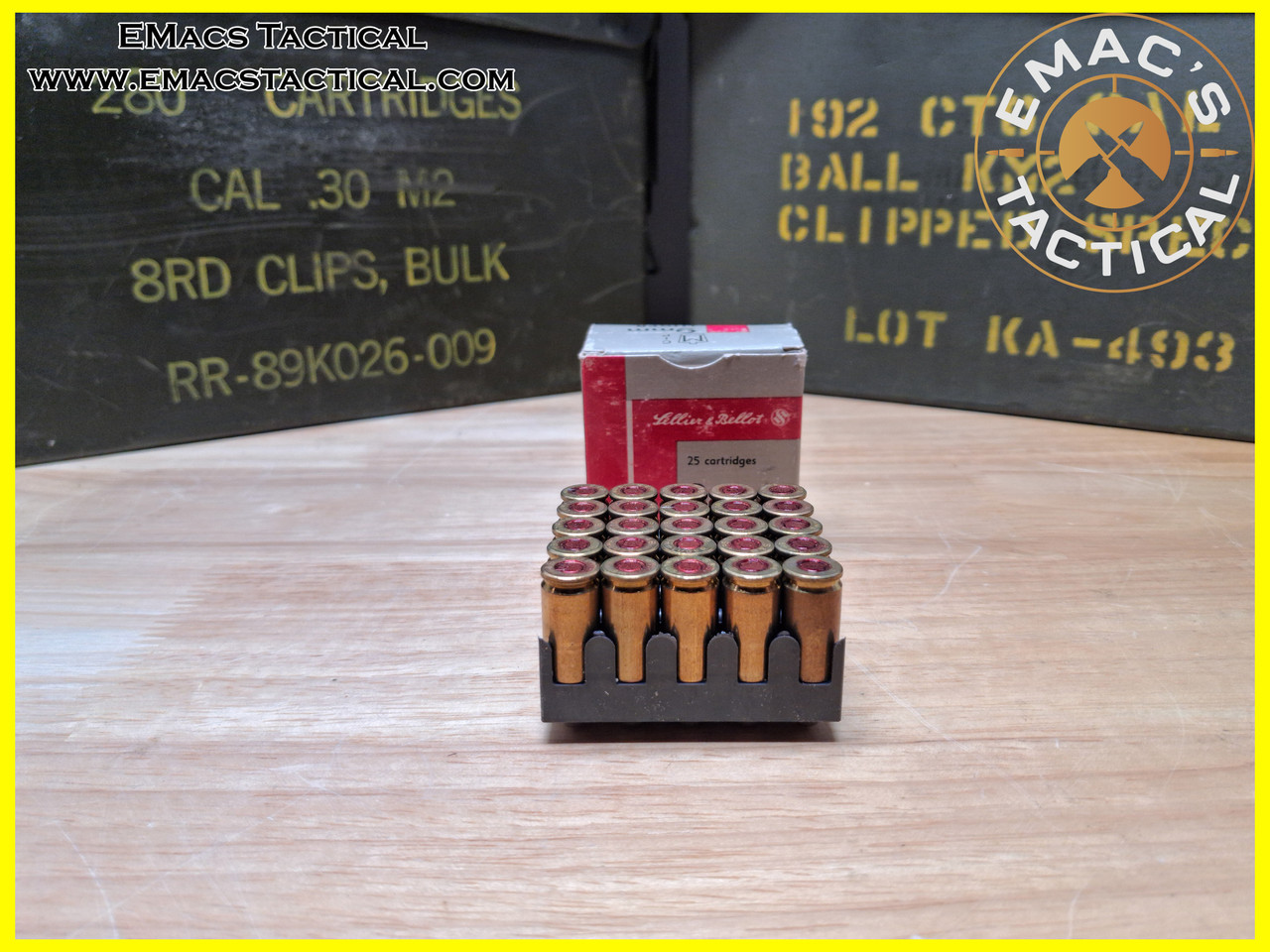 9mm Czech Steel Core Non Corrosive Sellier & Bellot