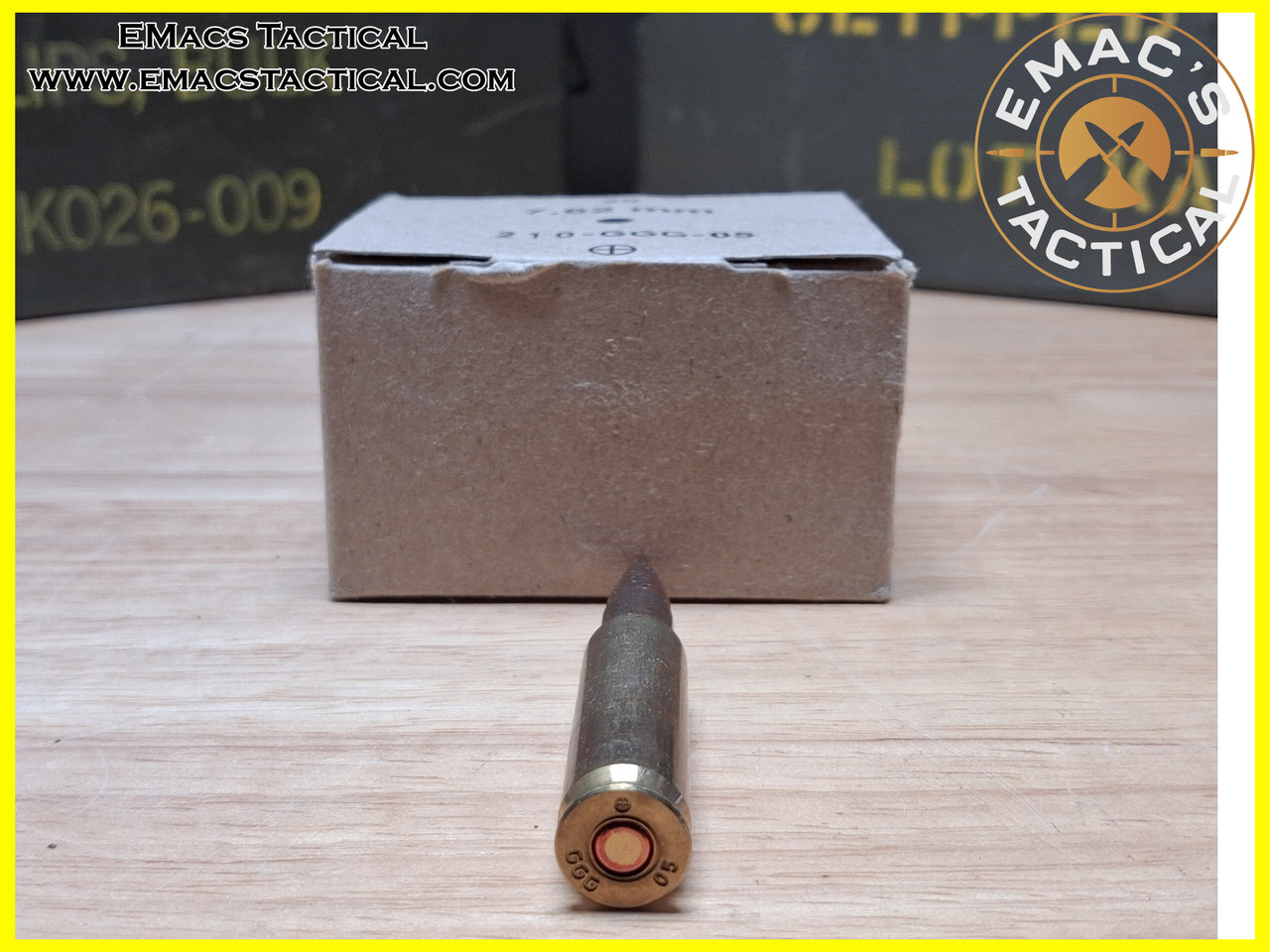 7.62x51 GGG Lithuanian NATO Ball Ammo - 20 Round Box Surplus
