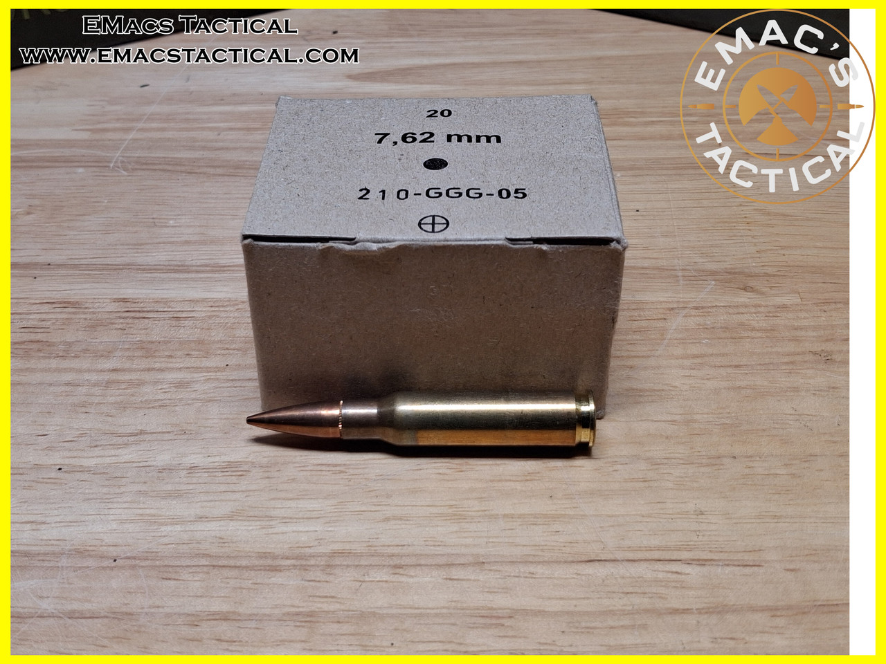 7.62x51 GGG Lithuanian NATO Ball Ammo - 20 Round Box Surplus