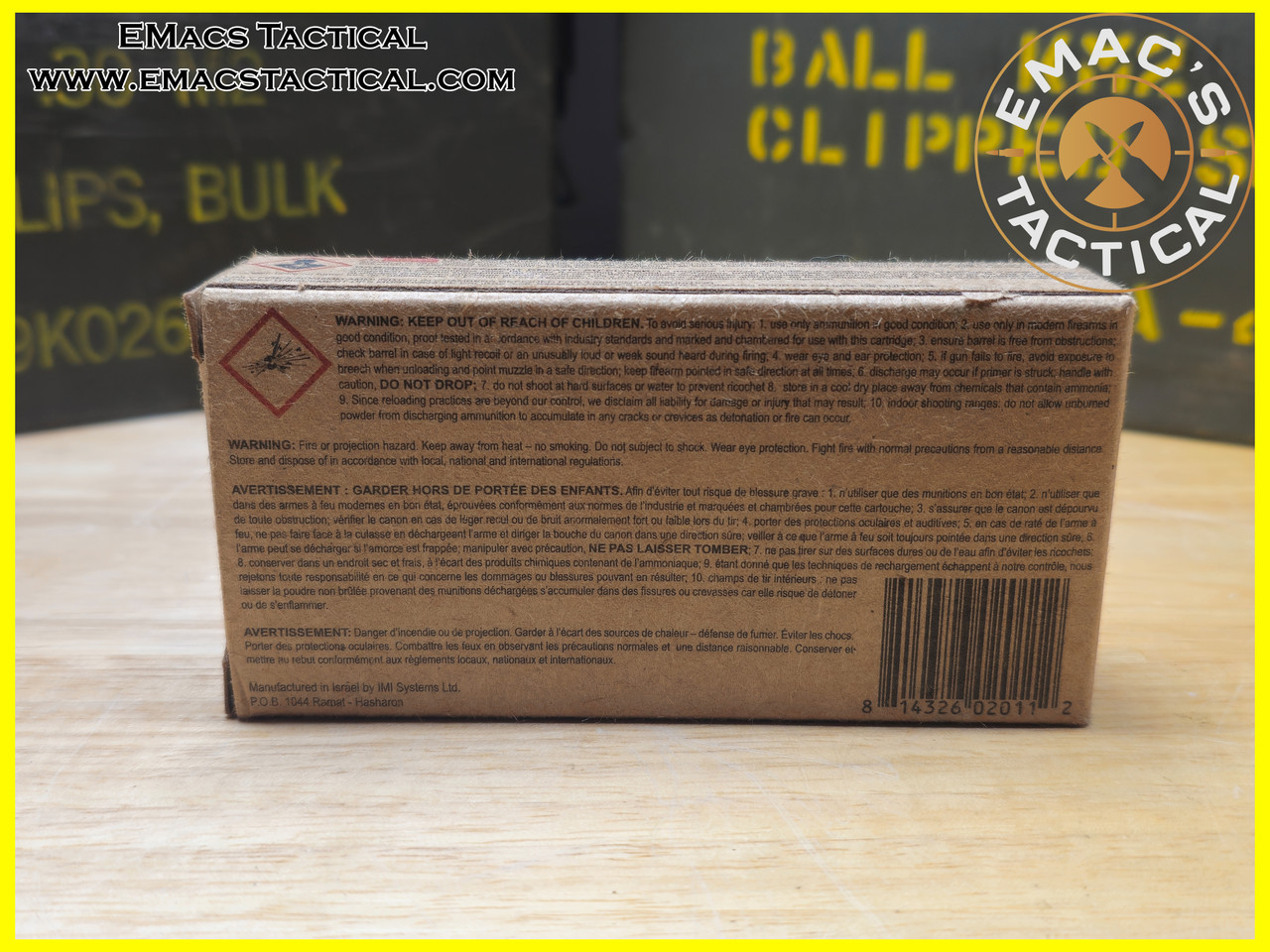 5.56x45 77gr OTM LR Mod 1 IMI Systems Ammo