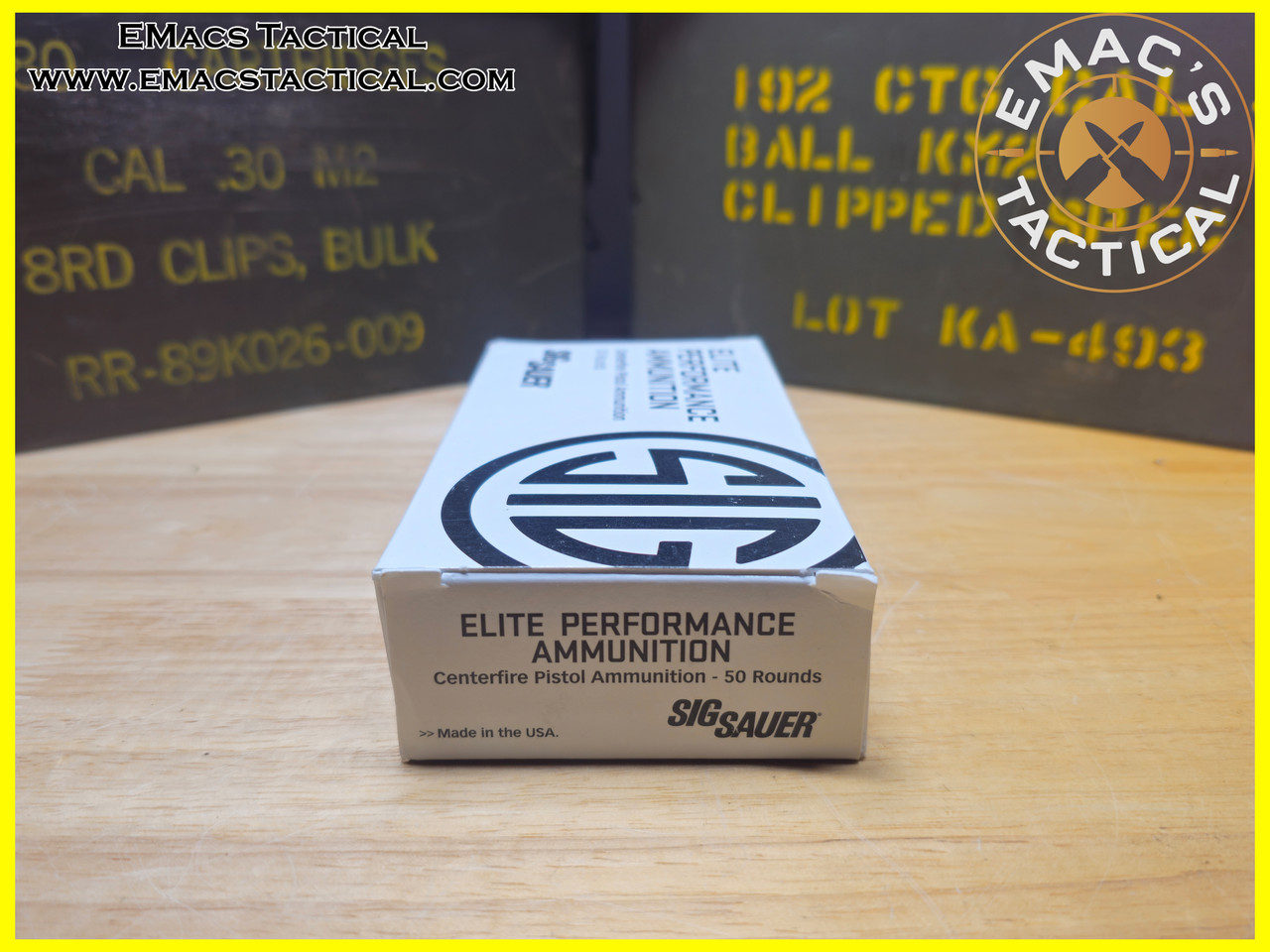 10mm 180gr FMJ SIG Sauer Elite Performance Ammo