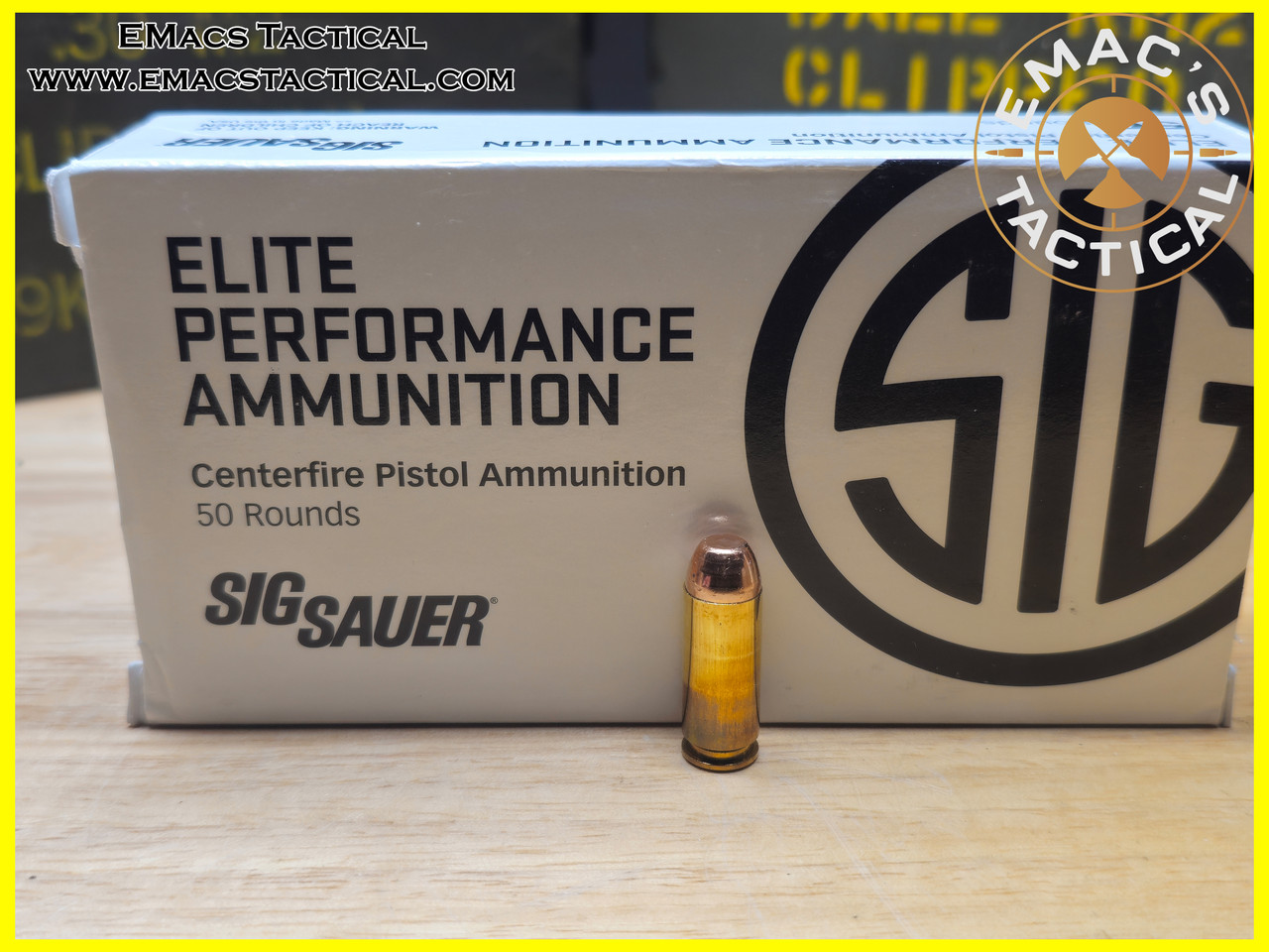 10mm 180gr FMJ SIG Sauer Elite Performance Ammo